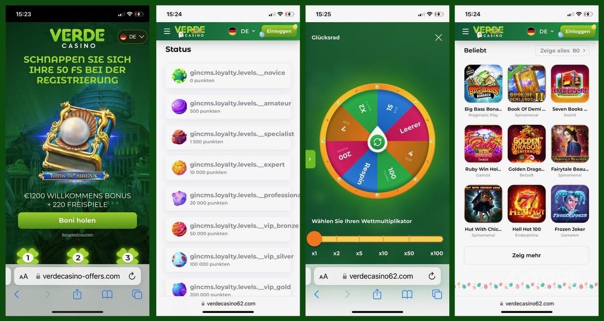 Verde Casino - Blick ins Casino Verde Casino - Blick ins Casino