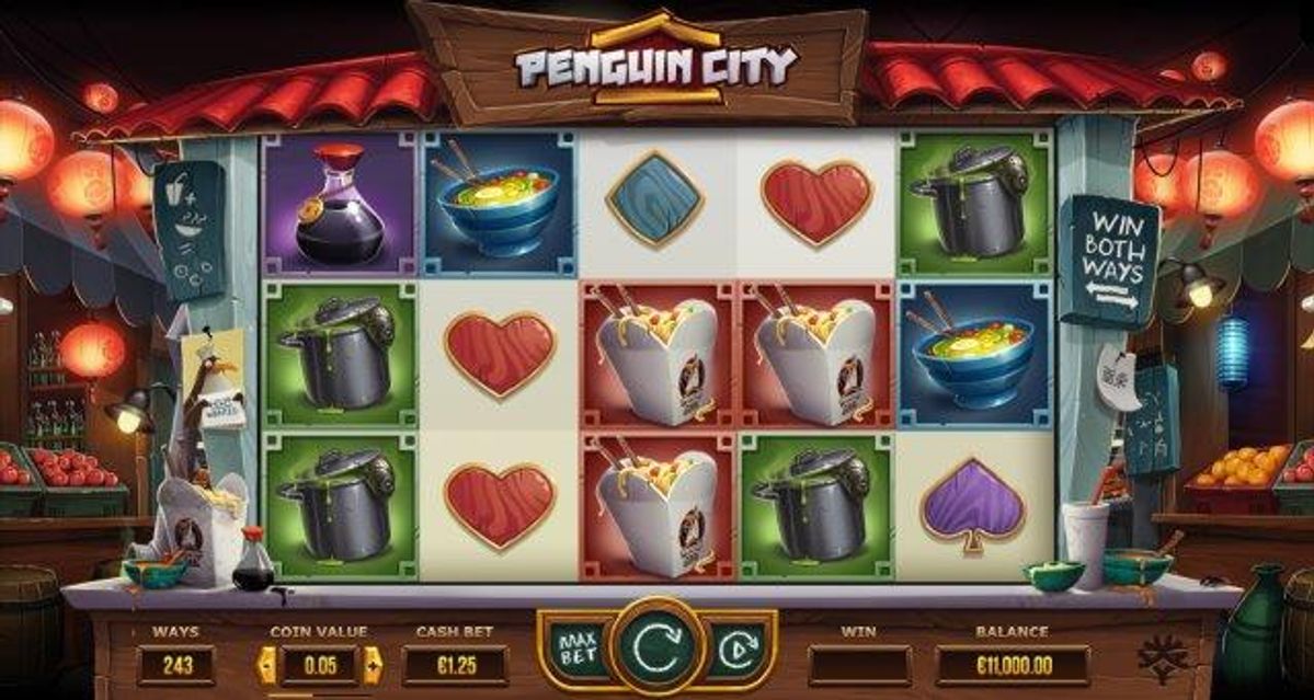 Penguin City Spelfönster