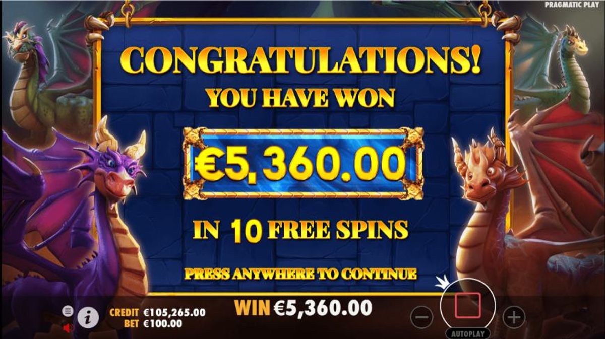 Drago – Jewels of Fortune ilmaiskierrosvoitto