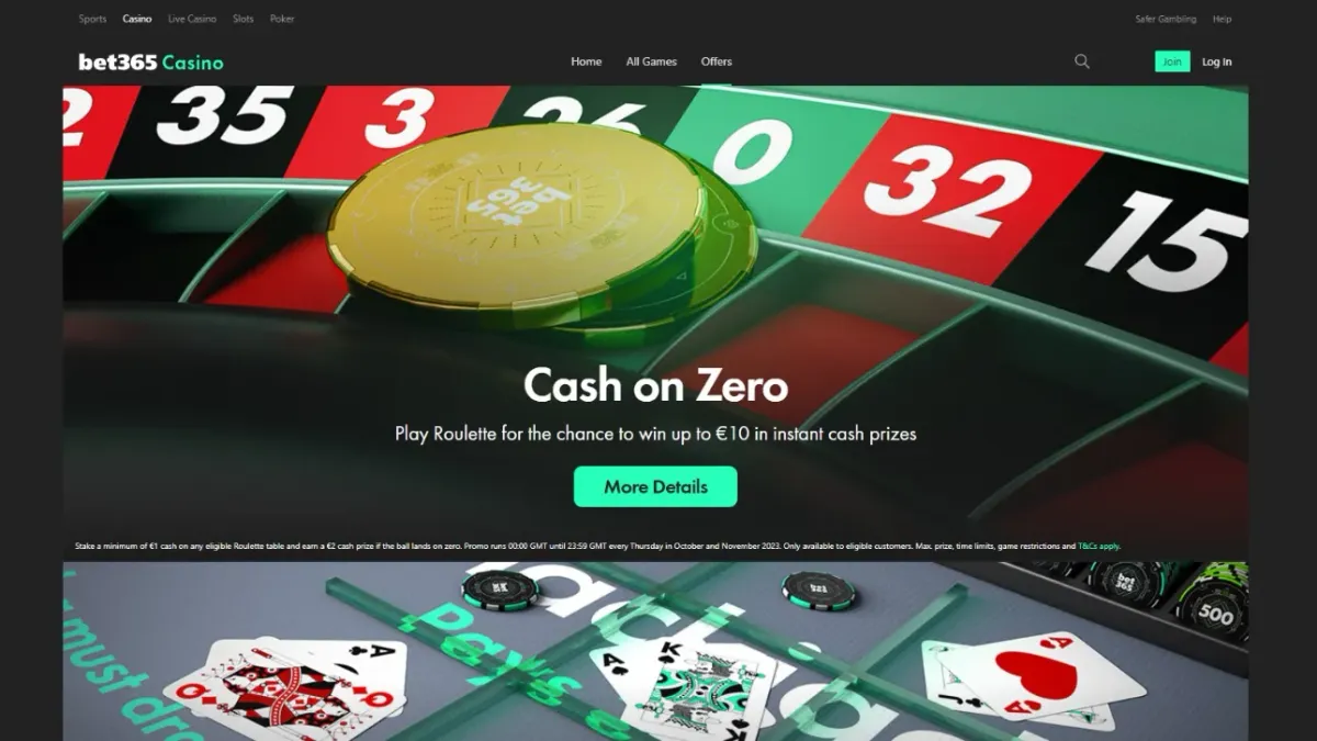 Latest offers   promotions   bet365 casino