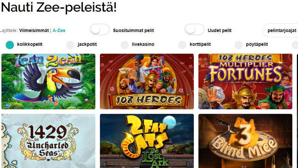 playzee casino pelit pelaa ilmaiseksi