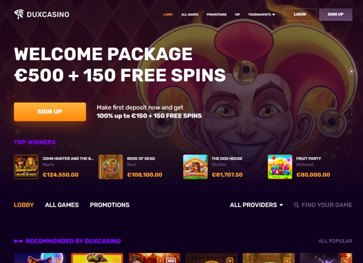 Screenshot Duxcasino screenshot-duxcasino