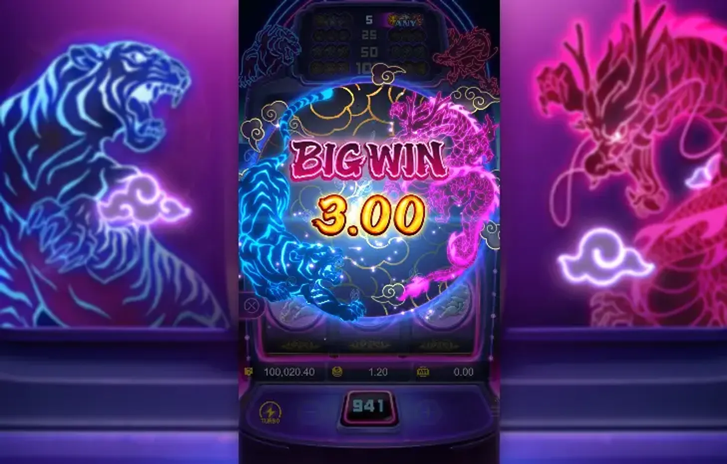 Dragon tiger luck movil Así luce Dragon Tiger Luck desde el móvil