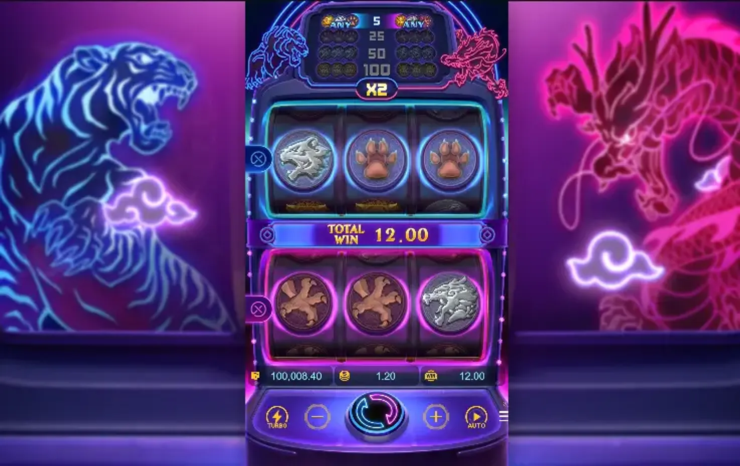 Dragon tiger luck juego base Juego base en Dragon Tiger Luck