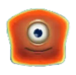 Reactoonz oranje alien 1 oog