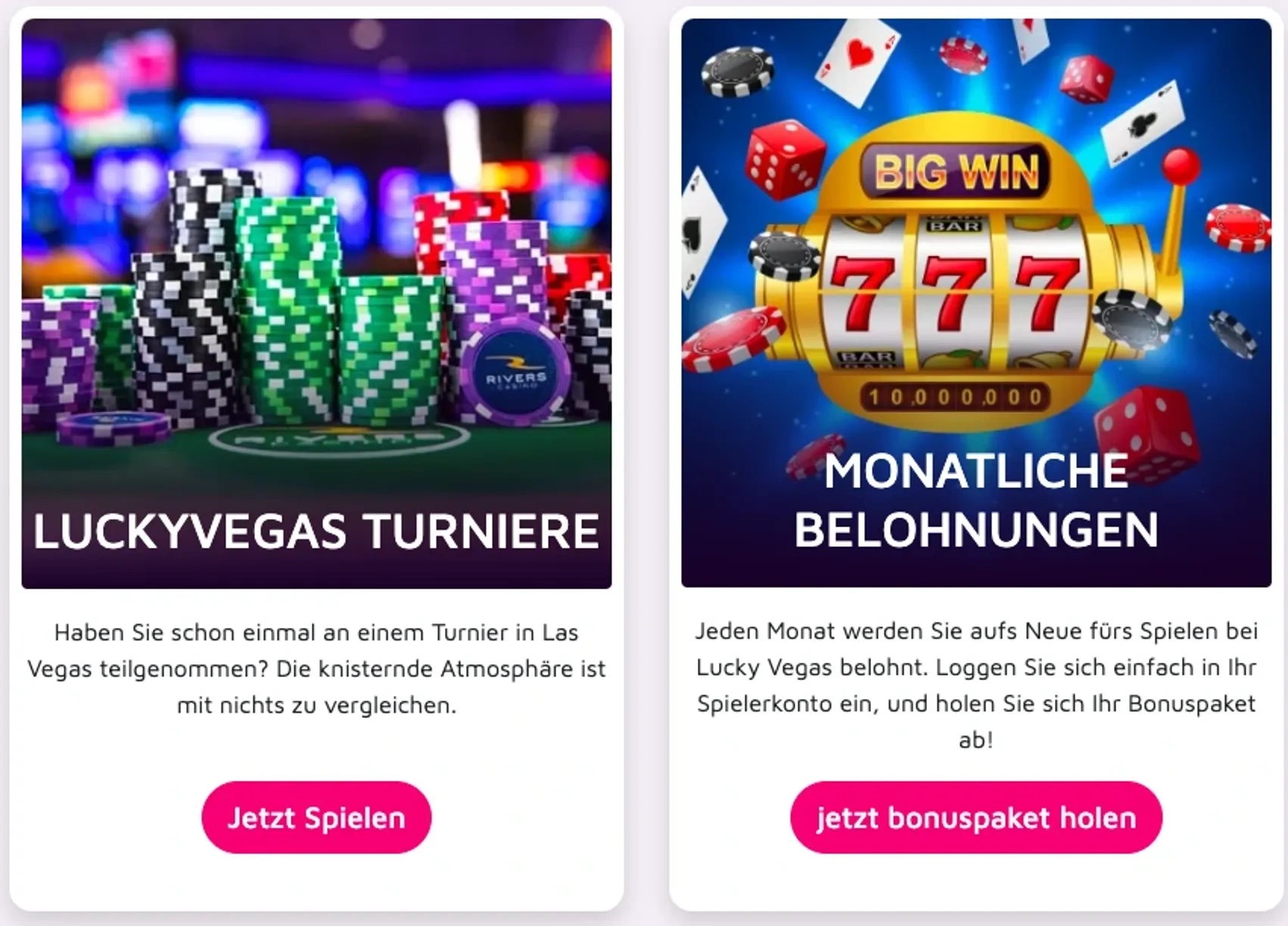 LuckyVegas Angebote