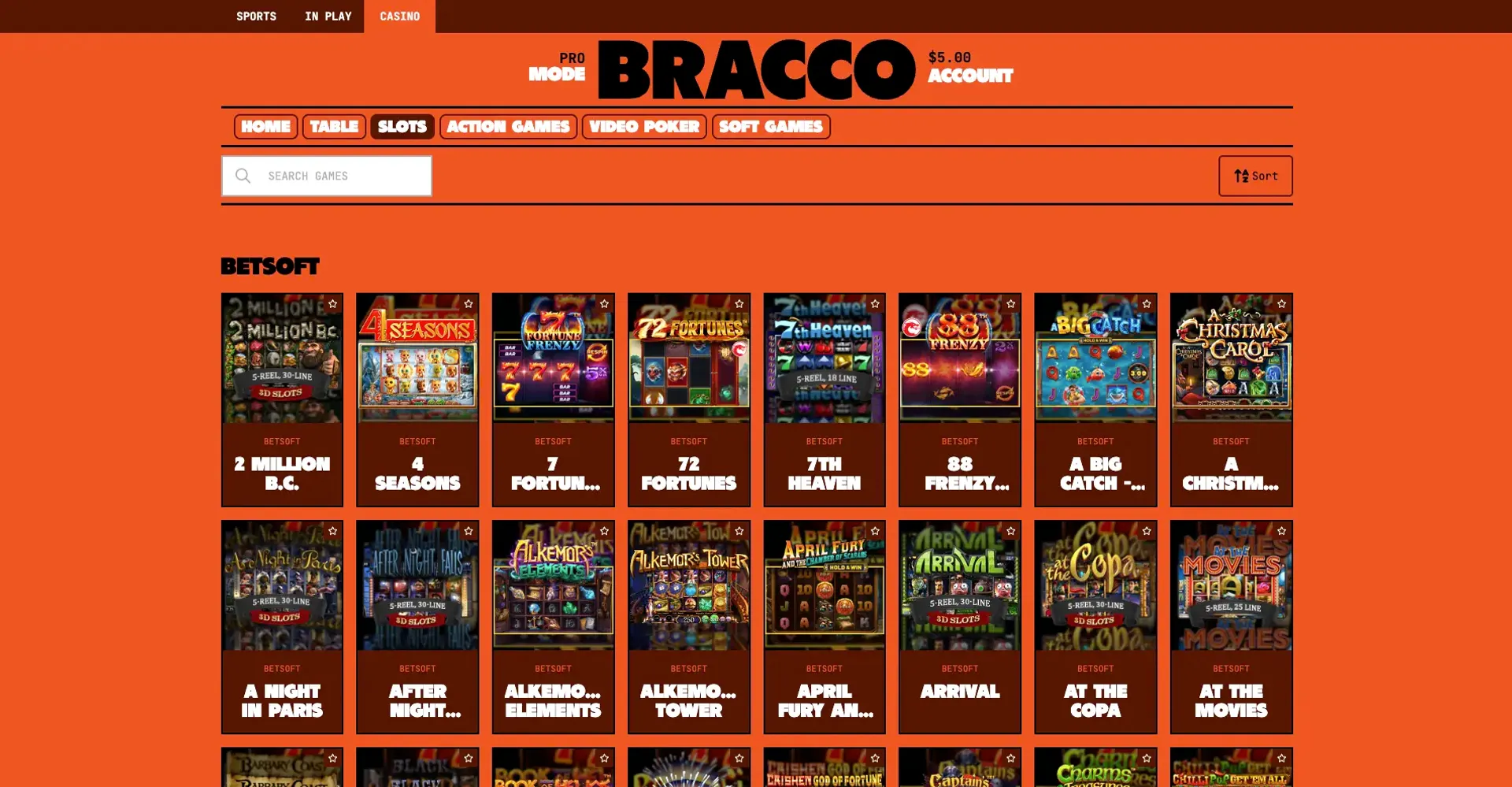 Bracco slots