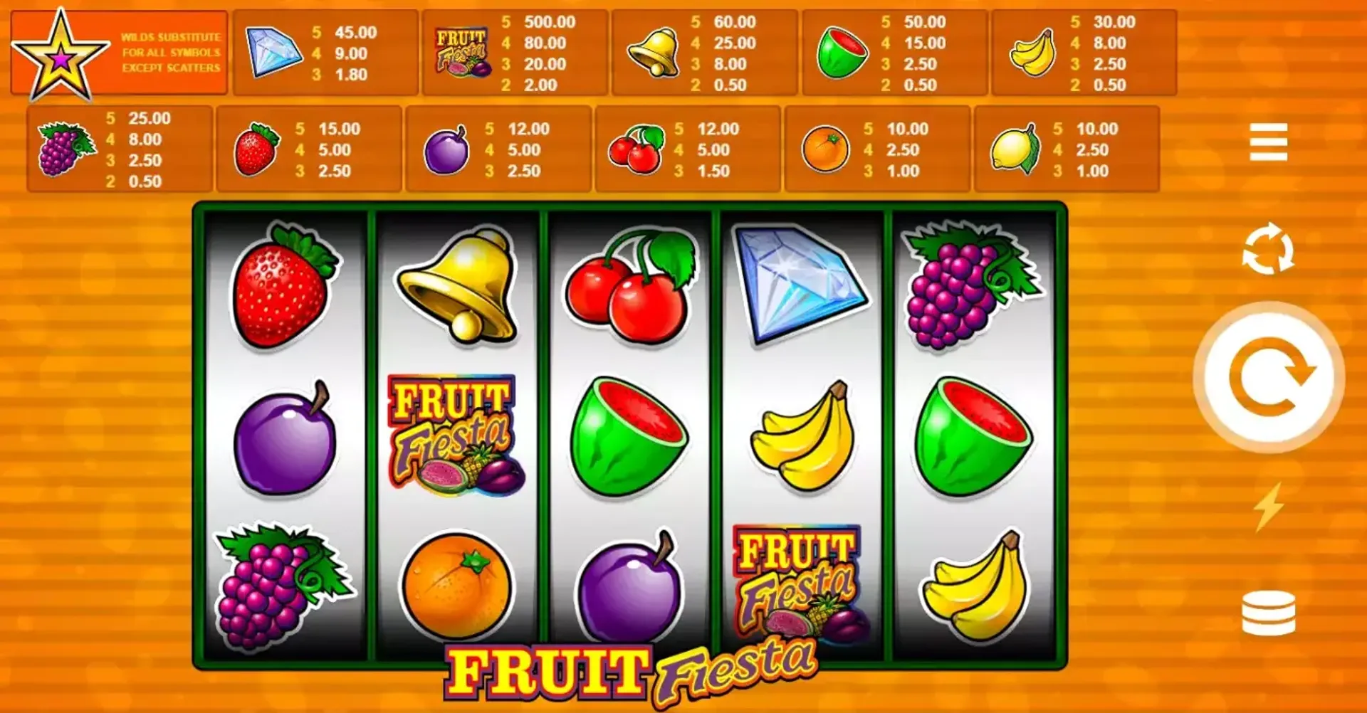 Fruit fiesta in game