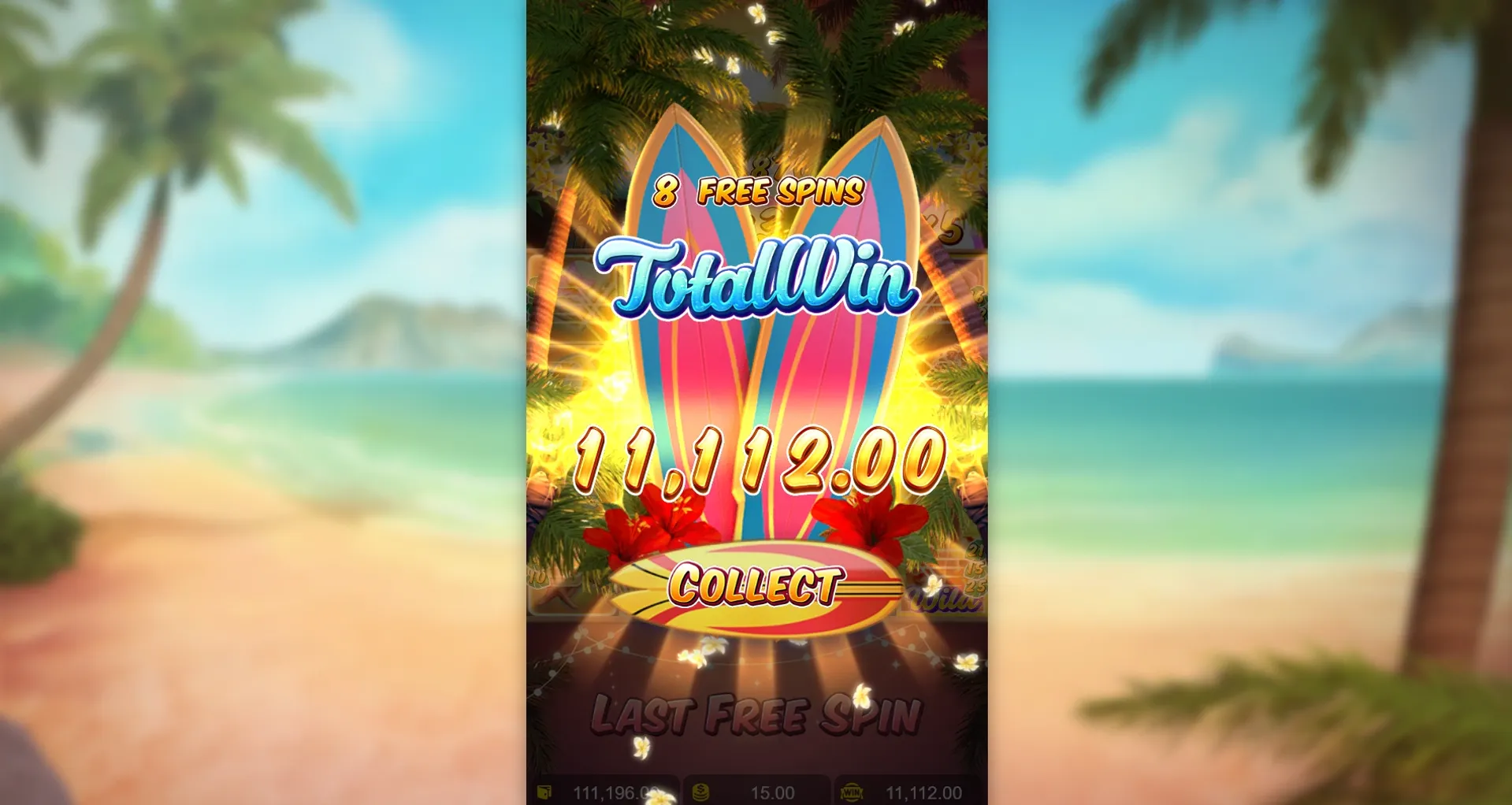 Ganancia de los giros gratis en Bikini Paradise