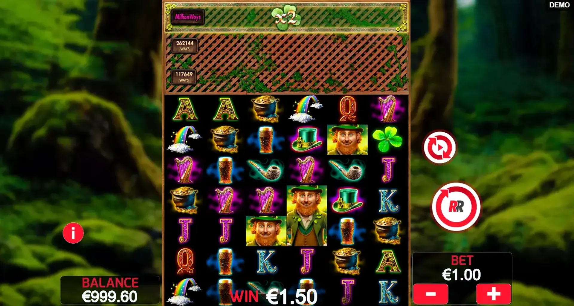 Imagen de la slot Million Irish de Red Rake