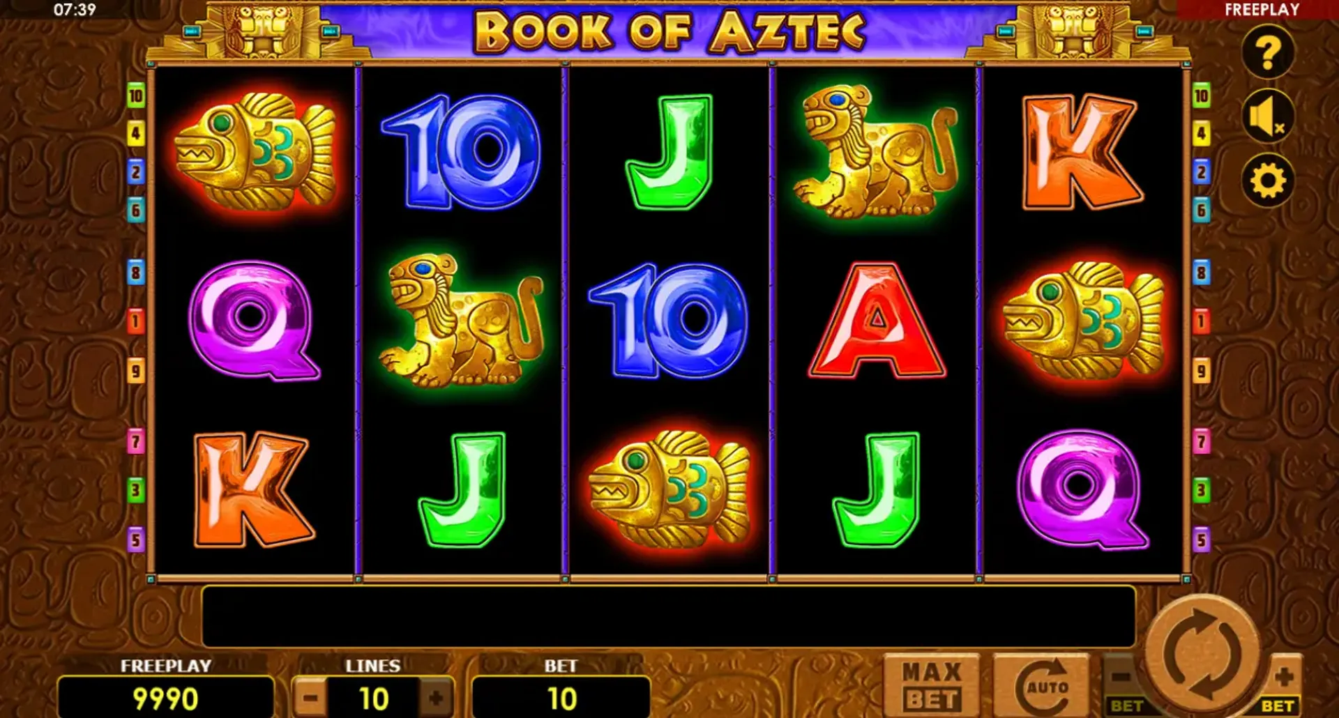 Imagen de la slot Book of Aztec