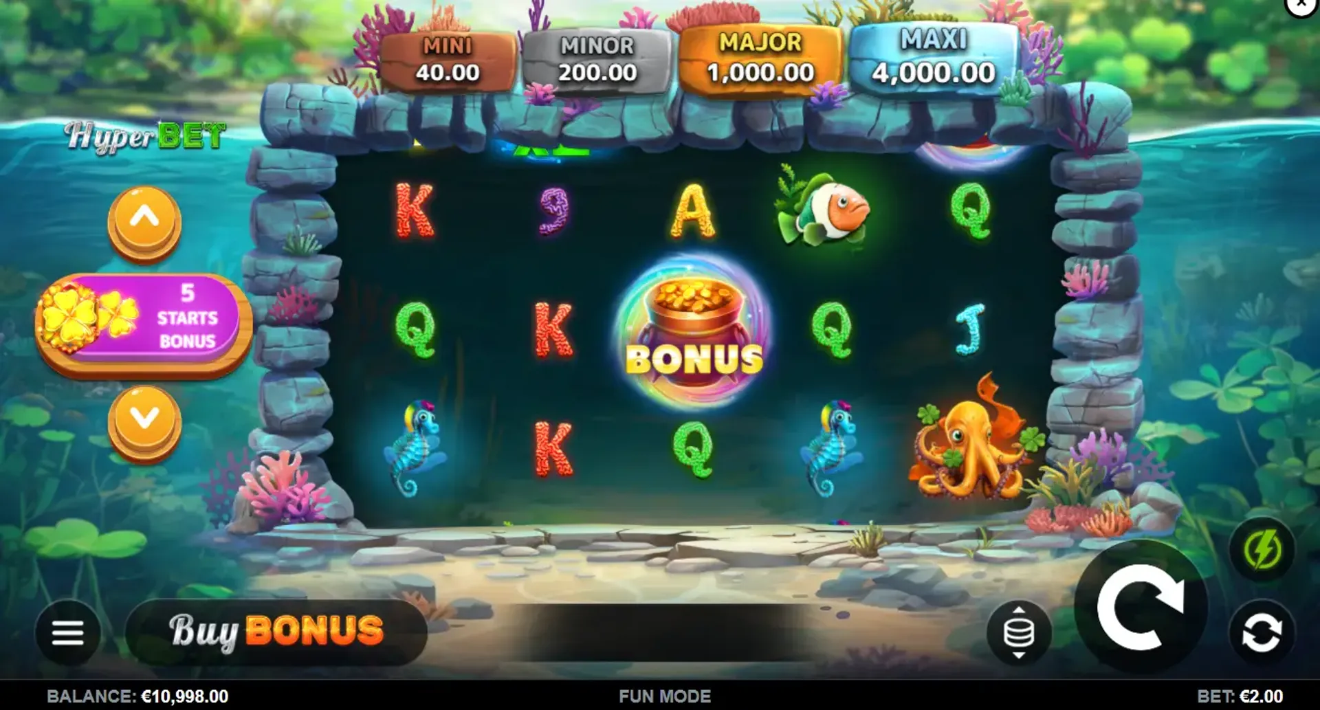 Imagen de la slot St. Patrick's Aqua Magic de Kalamba