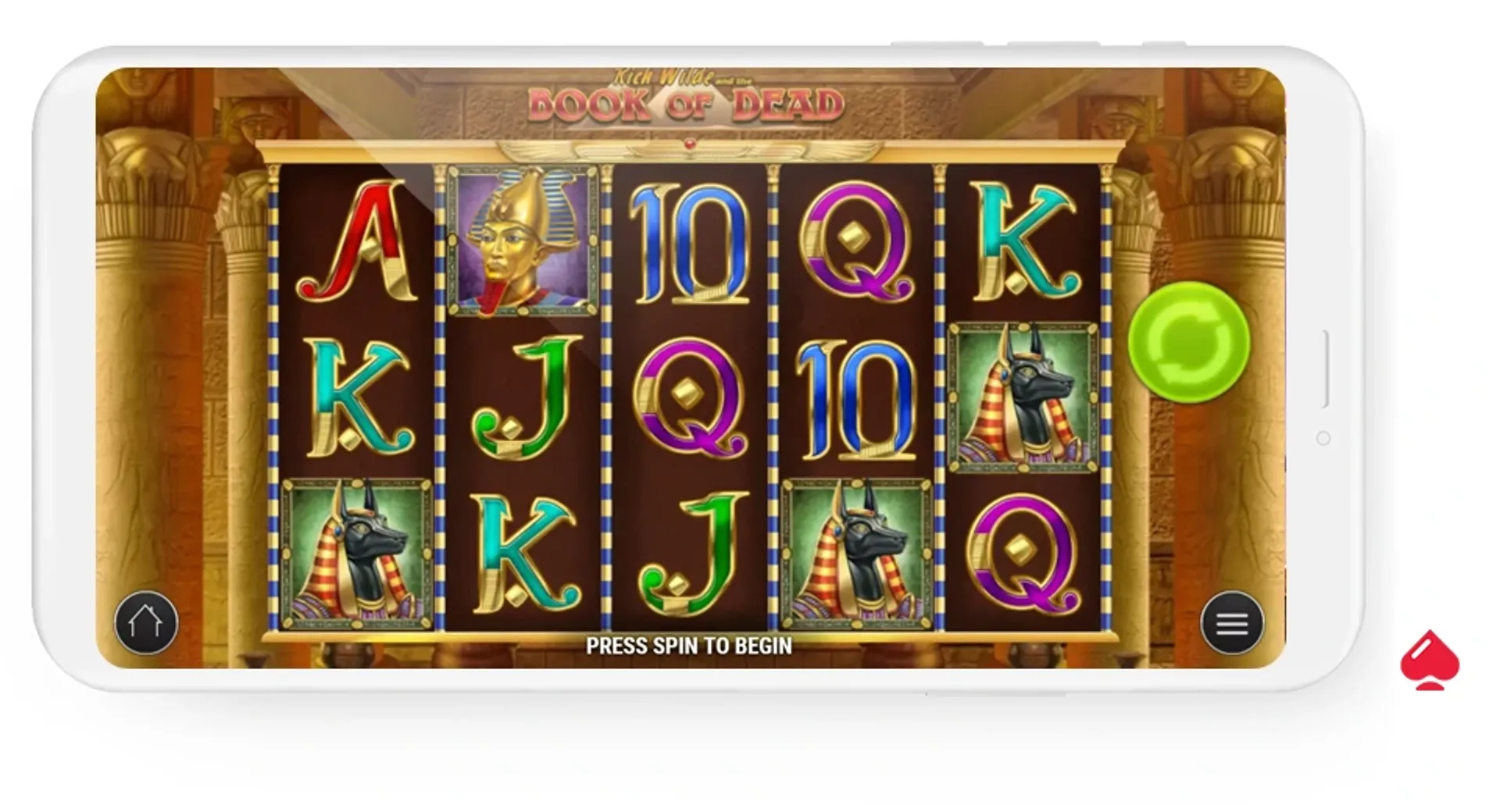 Book Of Dead Mobile Casino Ansicht