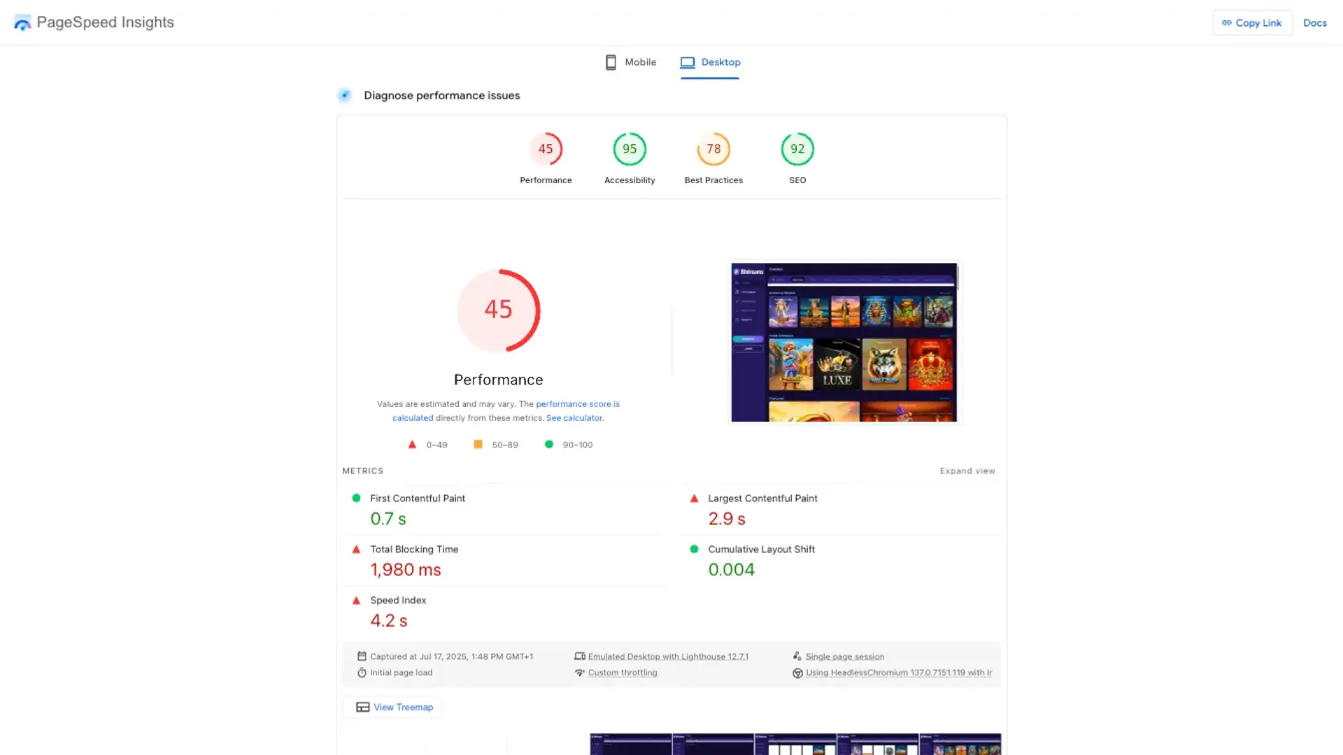 How Bitdreams casino site performs