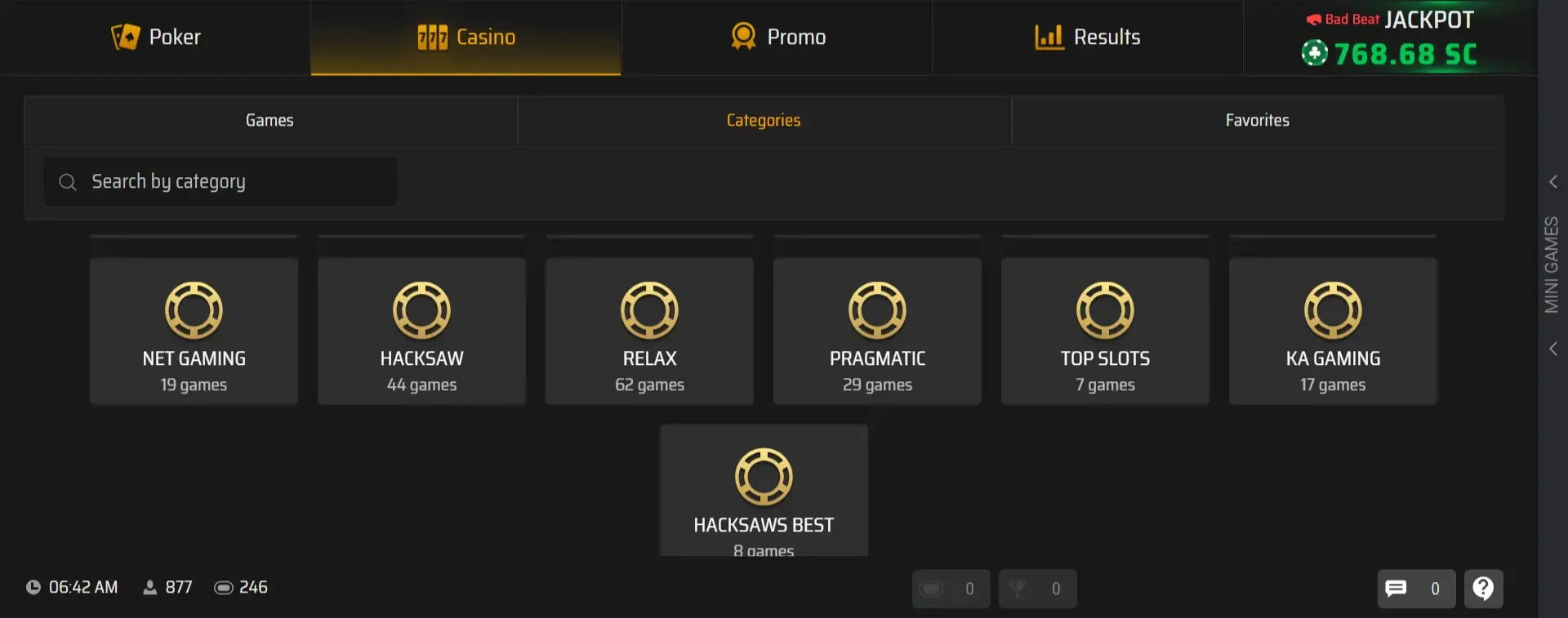 Clubs Poker Casino
