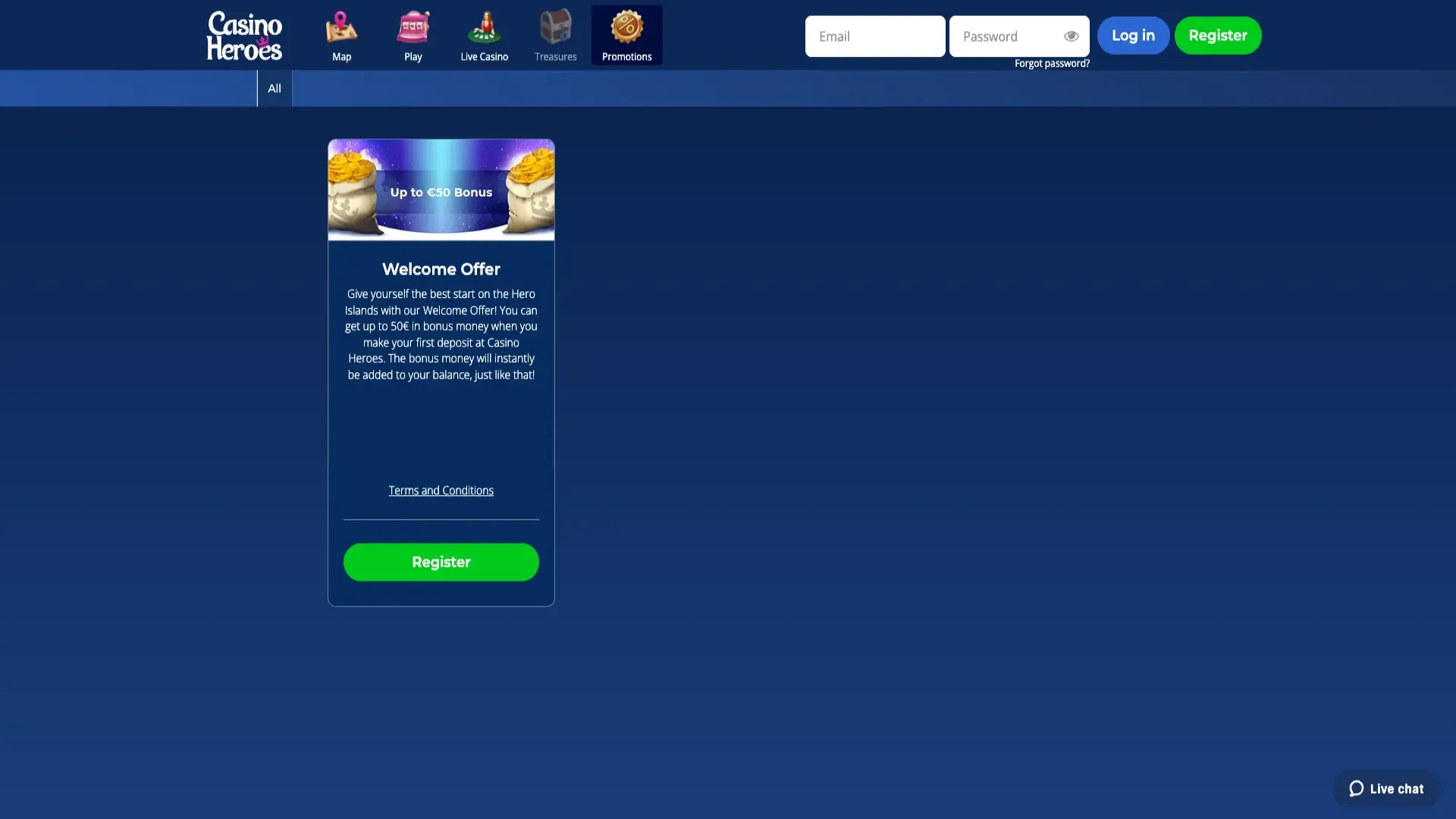 How to sign up at Casino Heroes