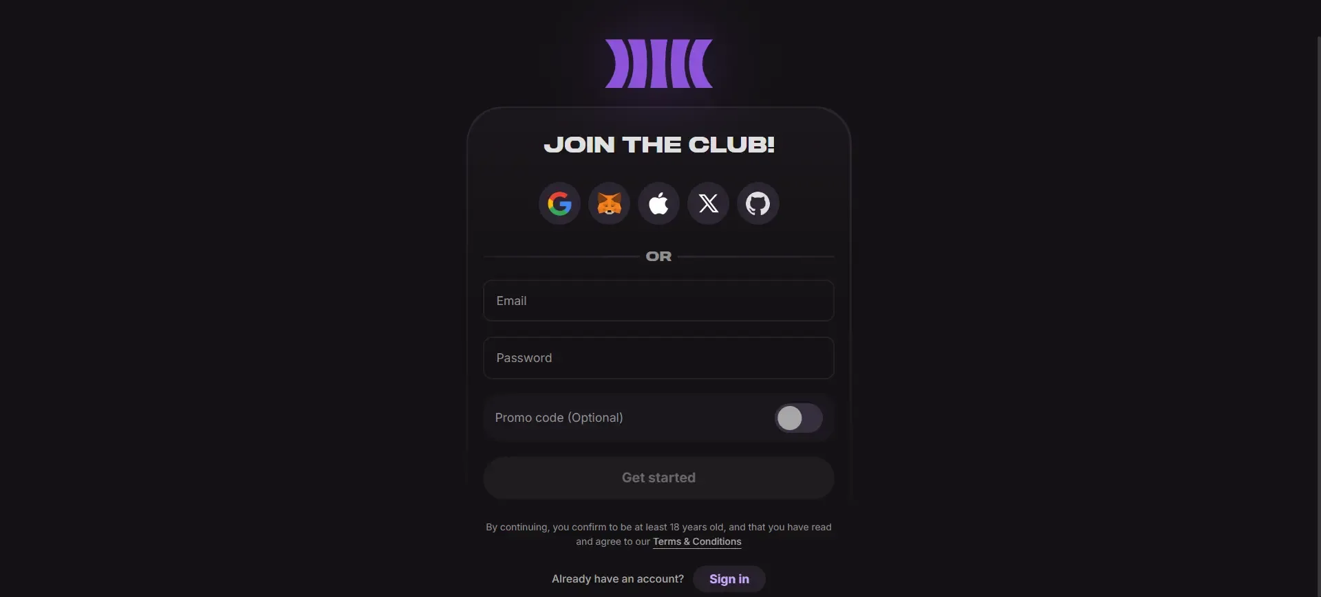 How to sign up at Cloudbet