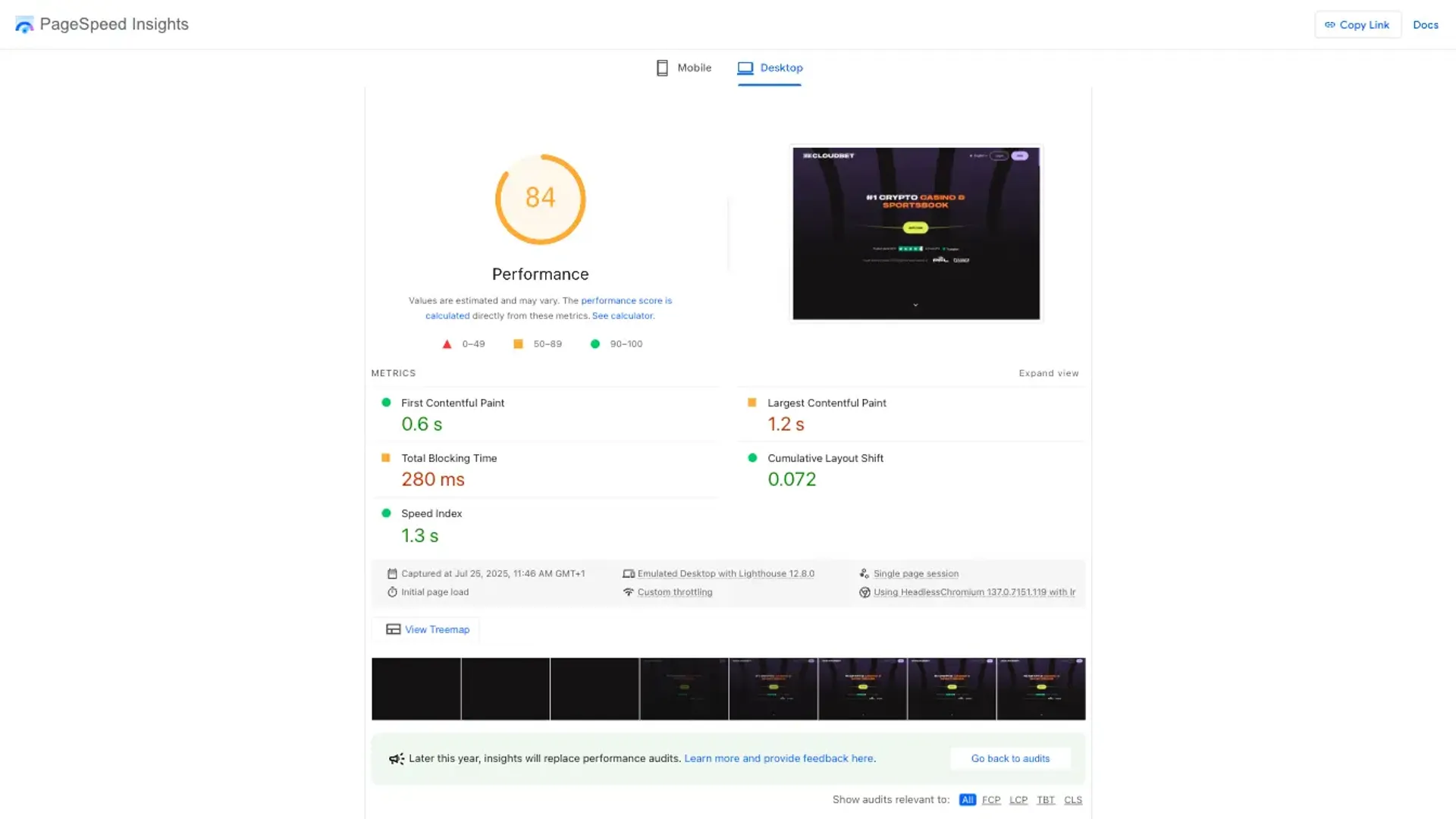 How Cloudbet casino site performs