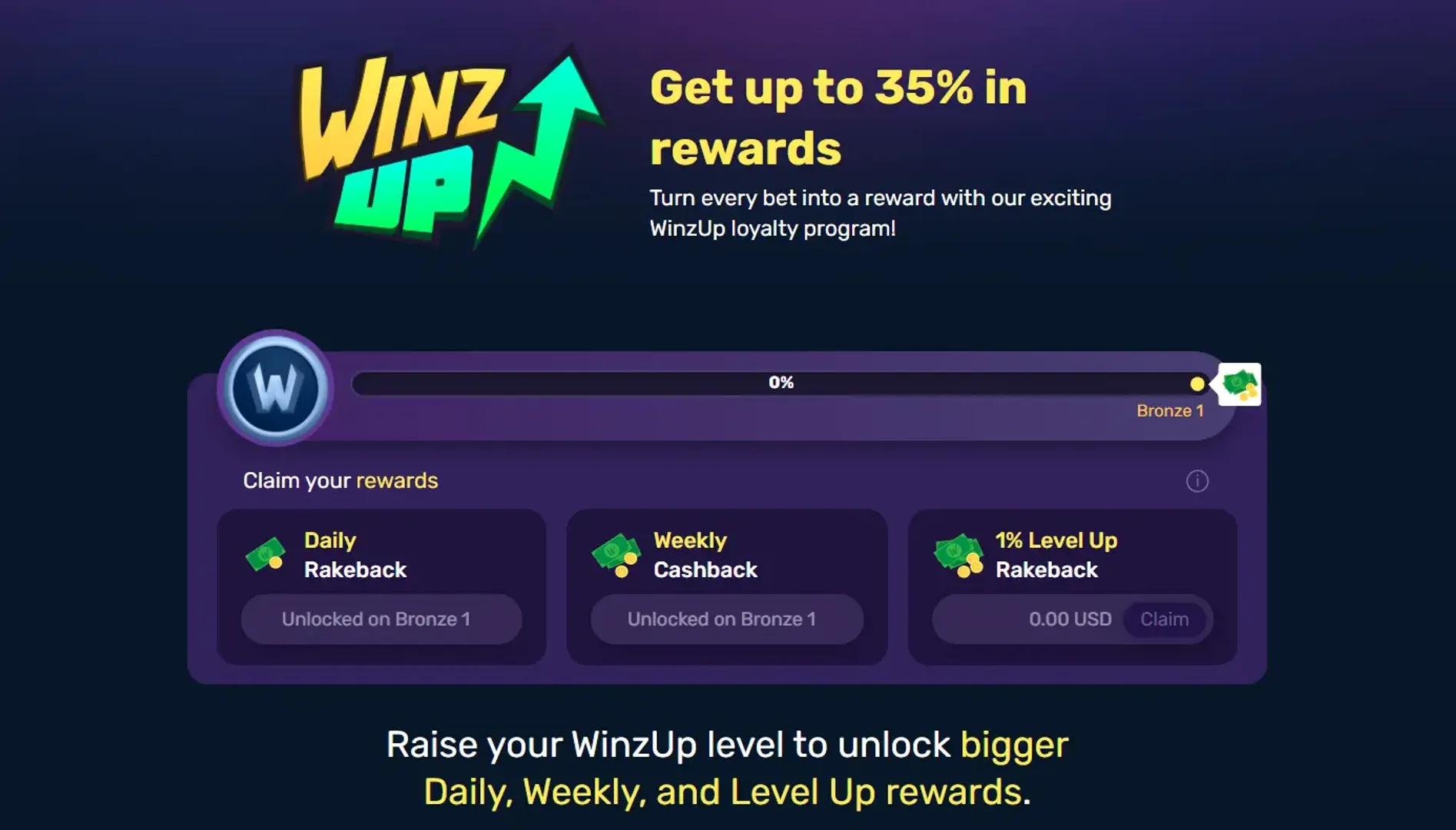 WinzUP bonus