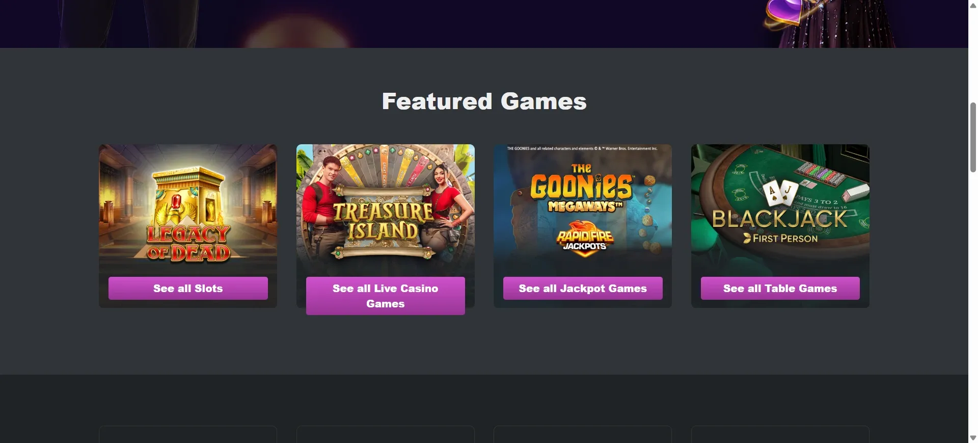21 prive game selection