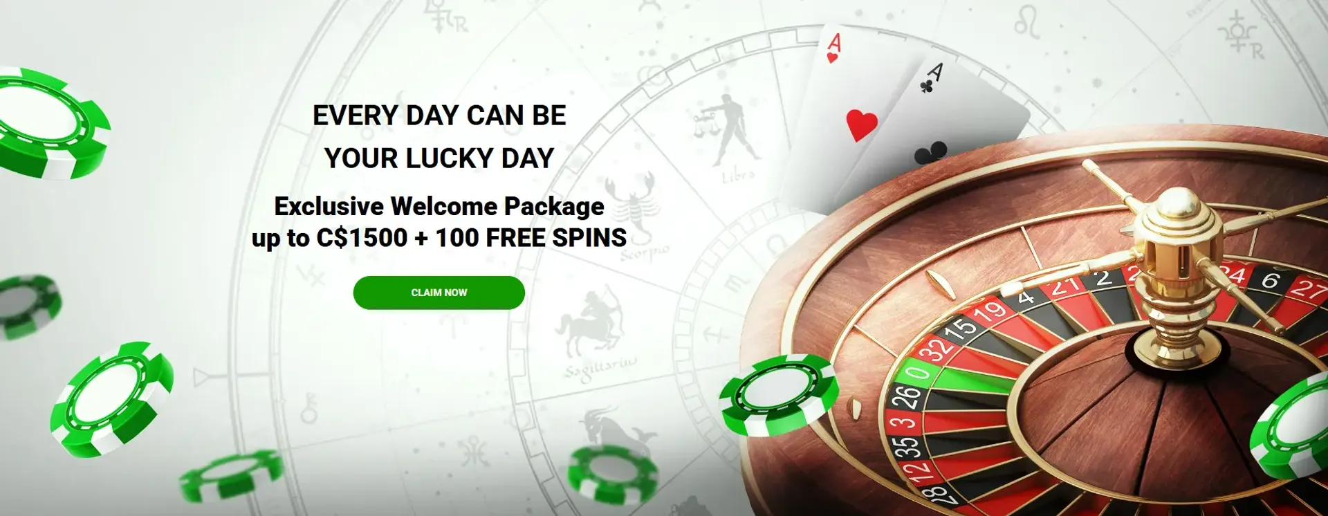 Canadian sign up offer at Zodiacbet