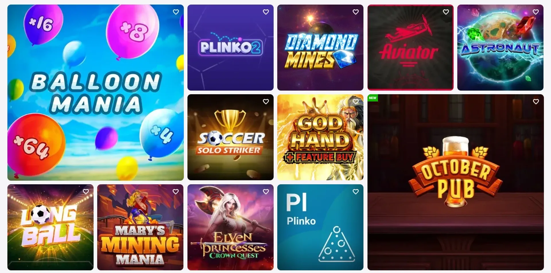 Crash games selection at Zodiacbet