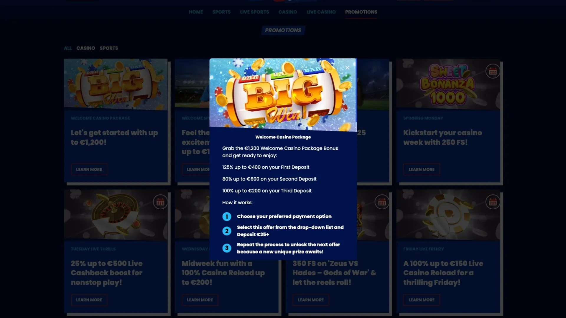 Betnflix casino bonus