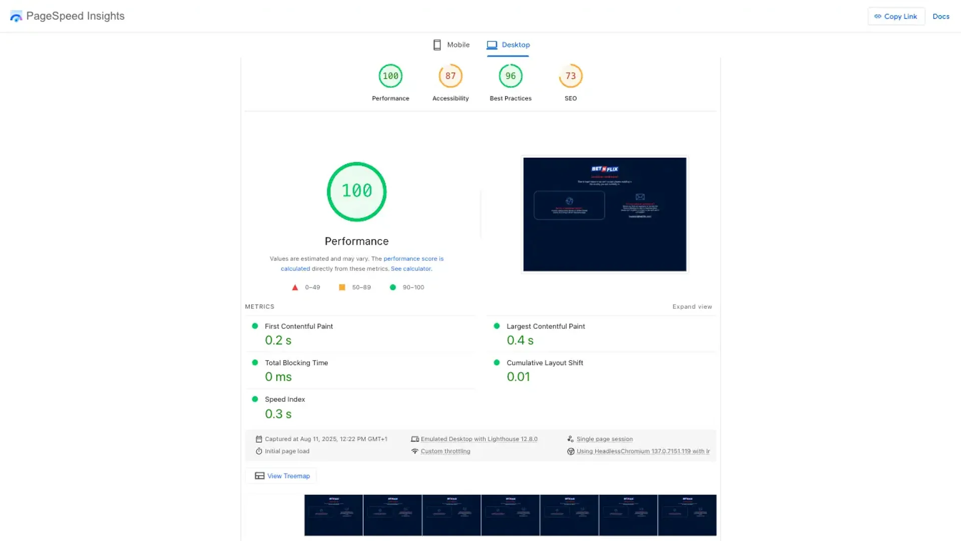 How Betnflix site performed