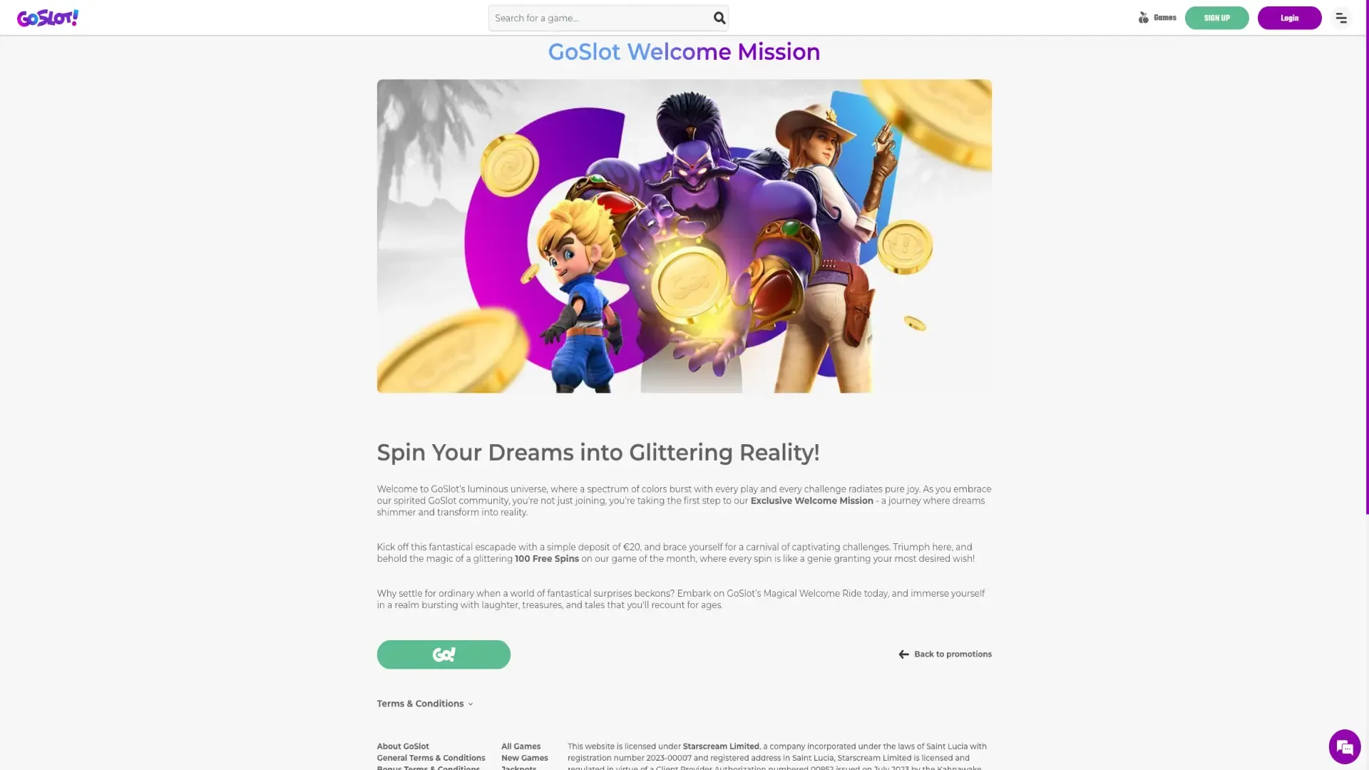 Goslot casino