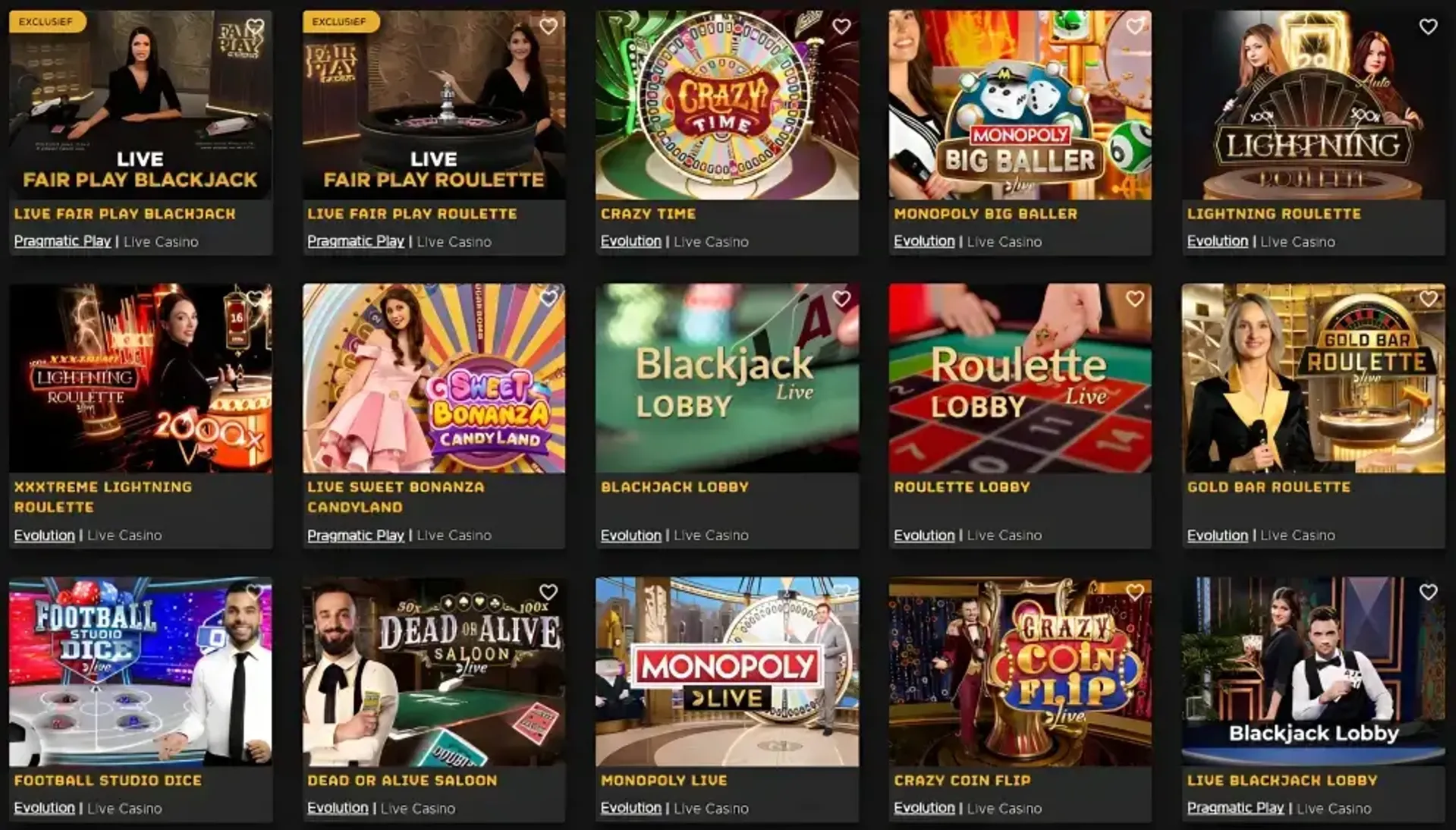 Fairplay live casino