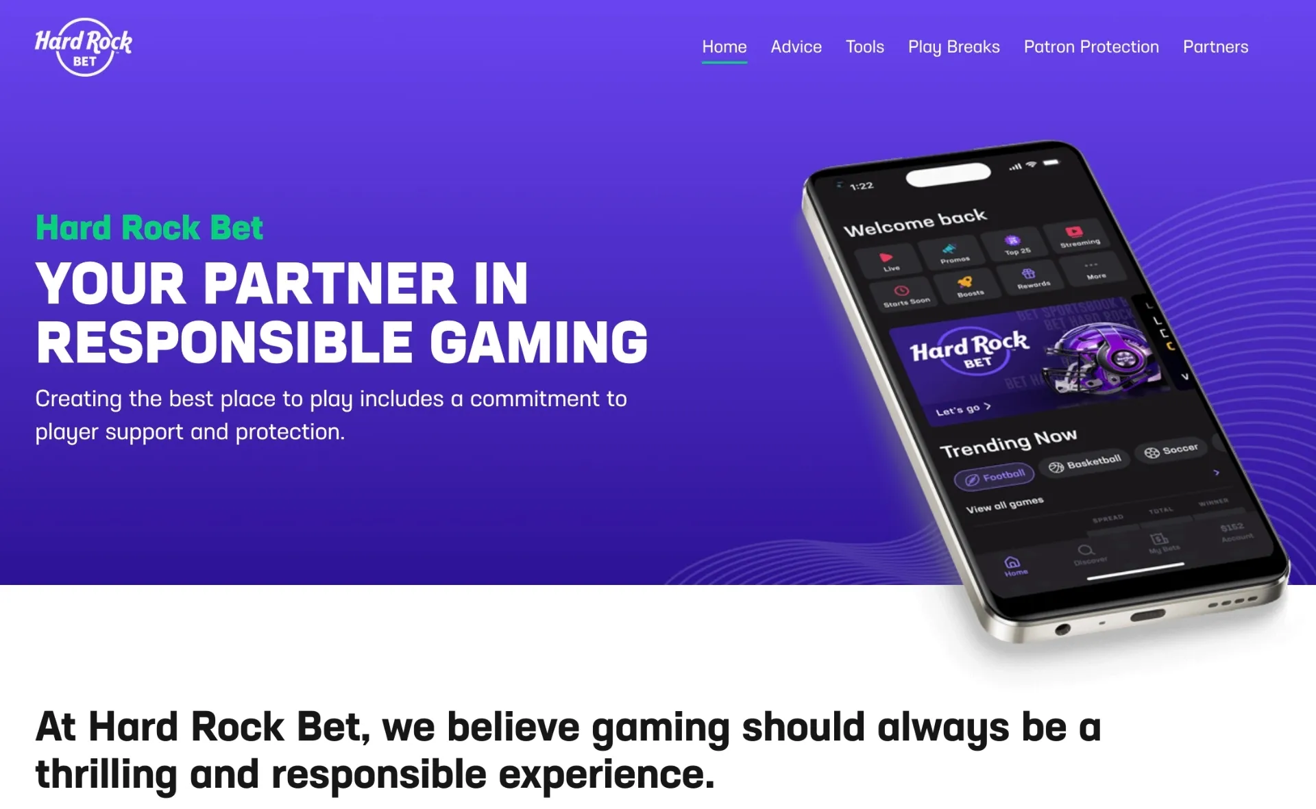 Hard Rock Bet Casino homepage Hard Rock Bet Casino homepage