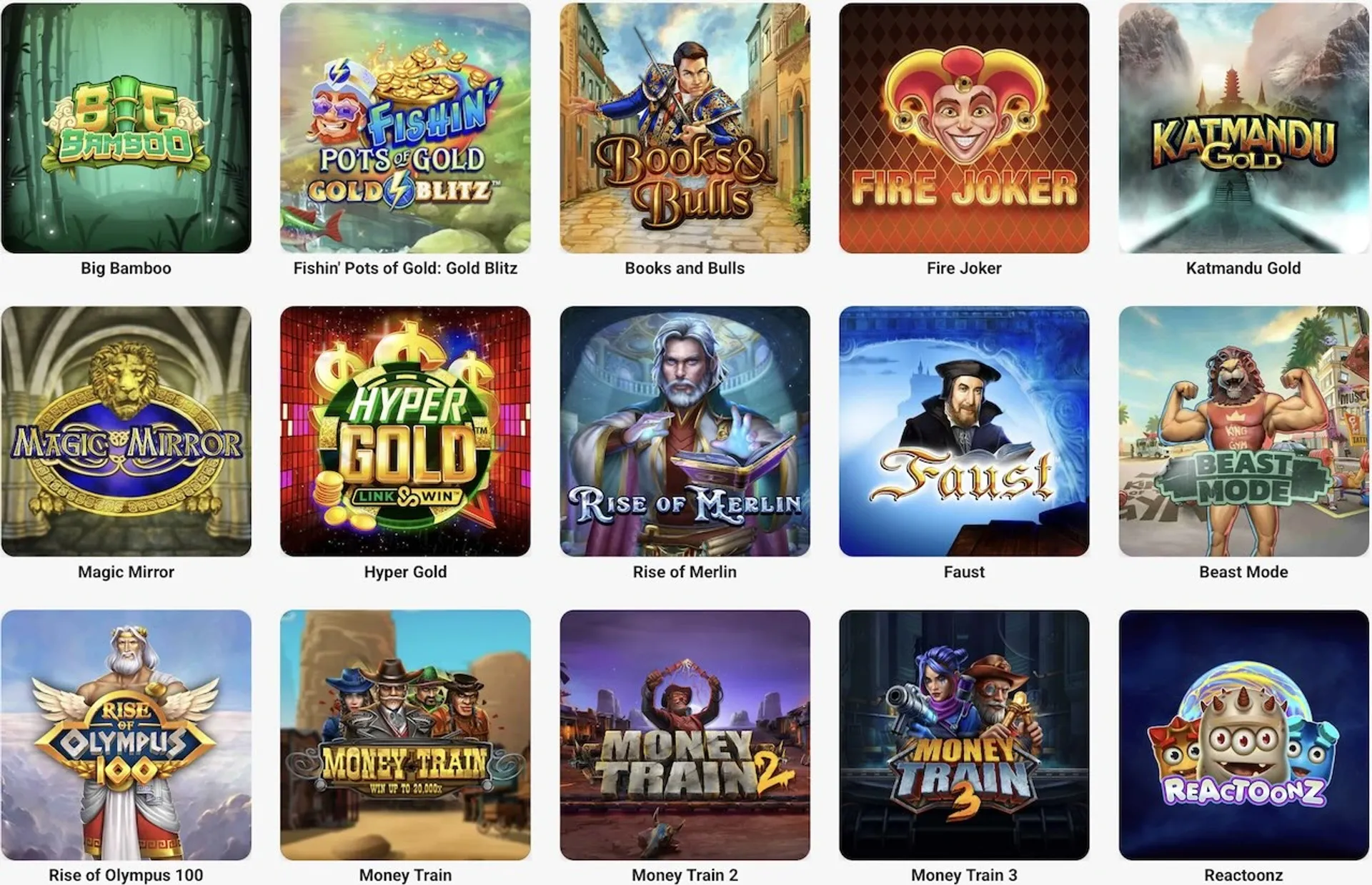 LeoVegas slots