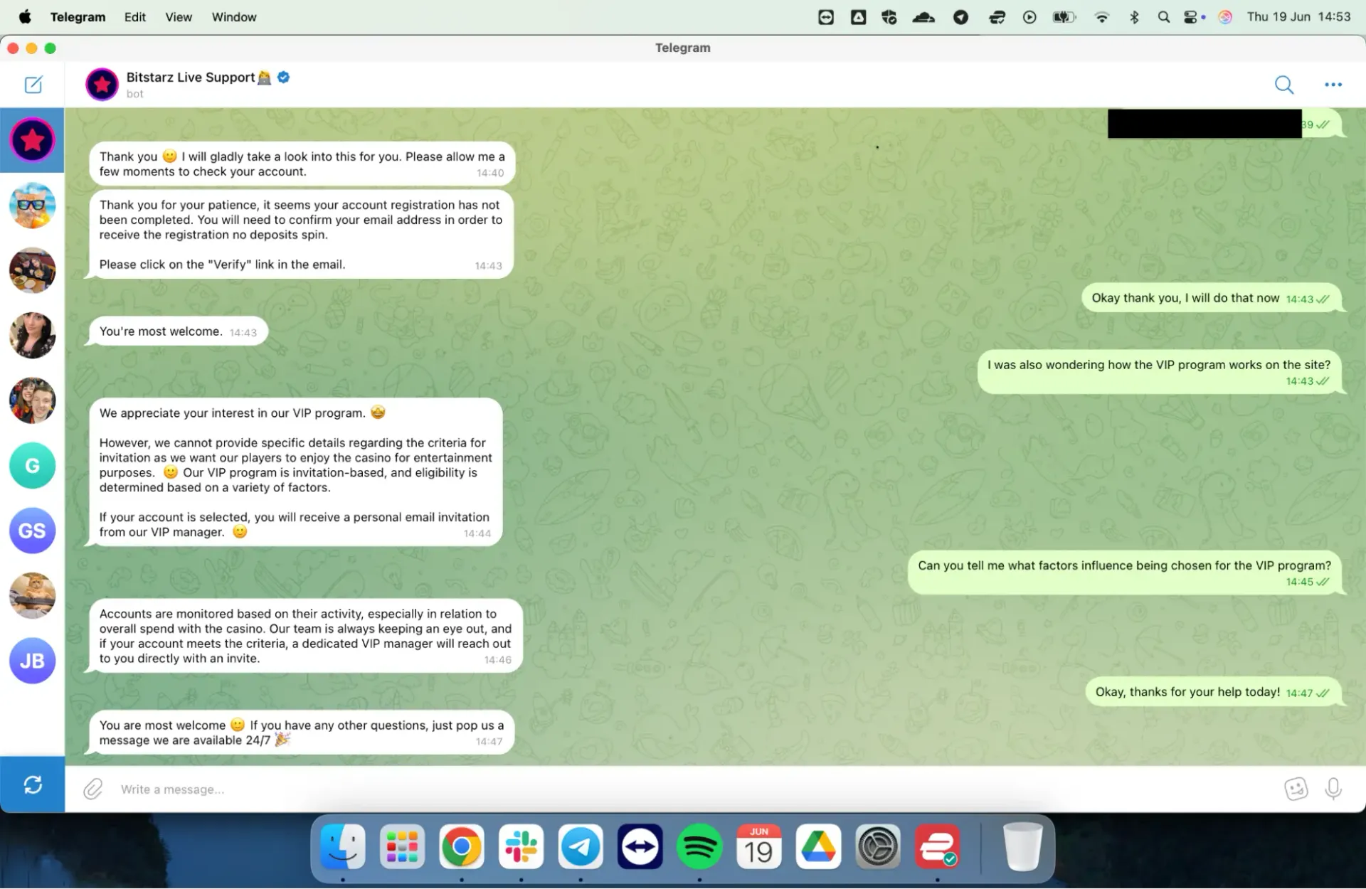 Live chat at Bitstarz Bitstarz live chat option