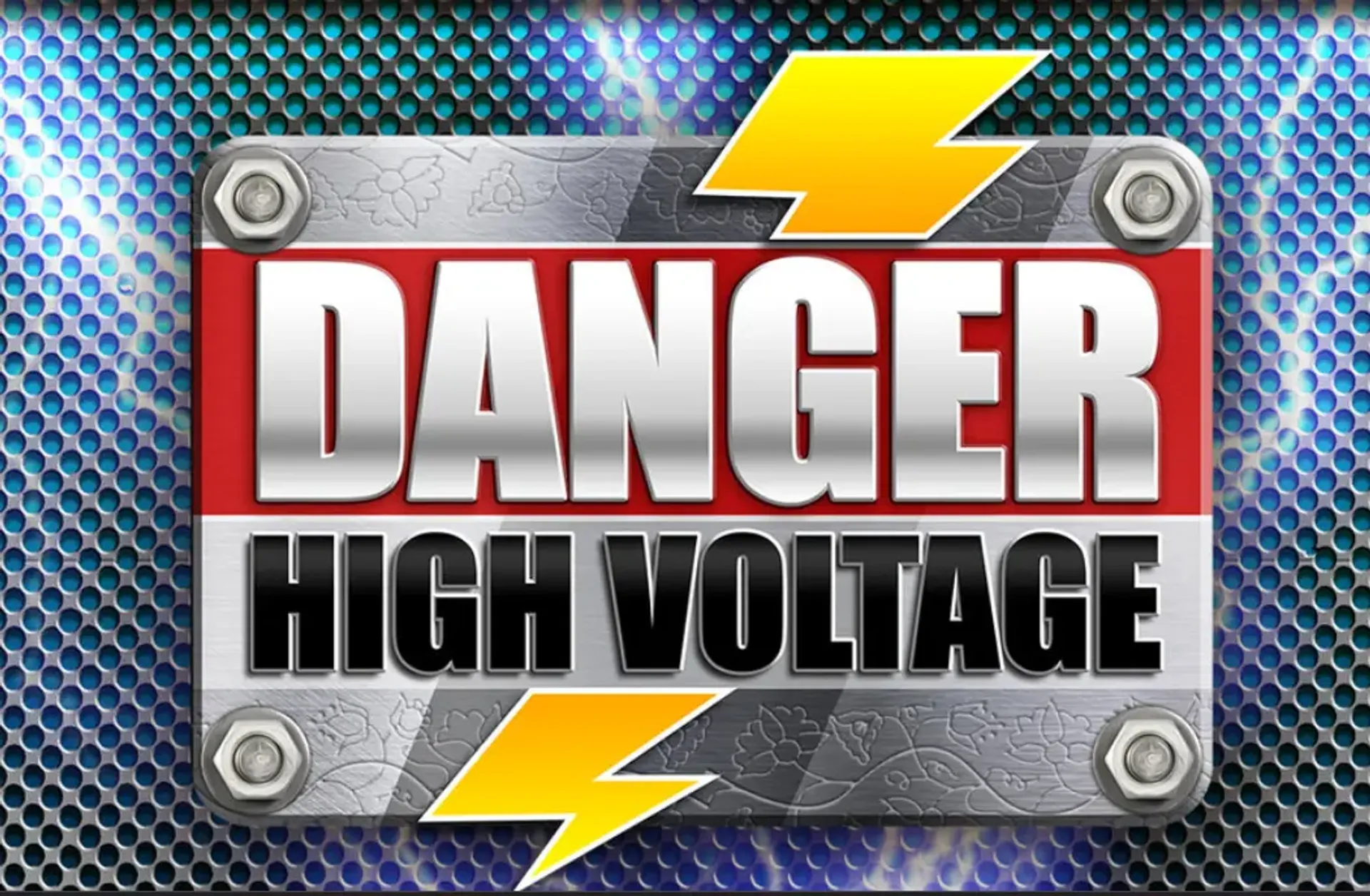 Danger! high voltage banner