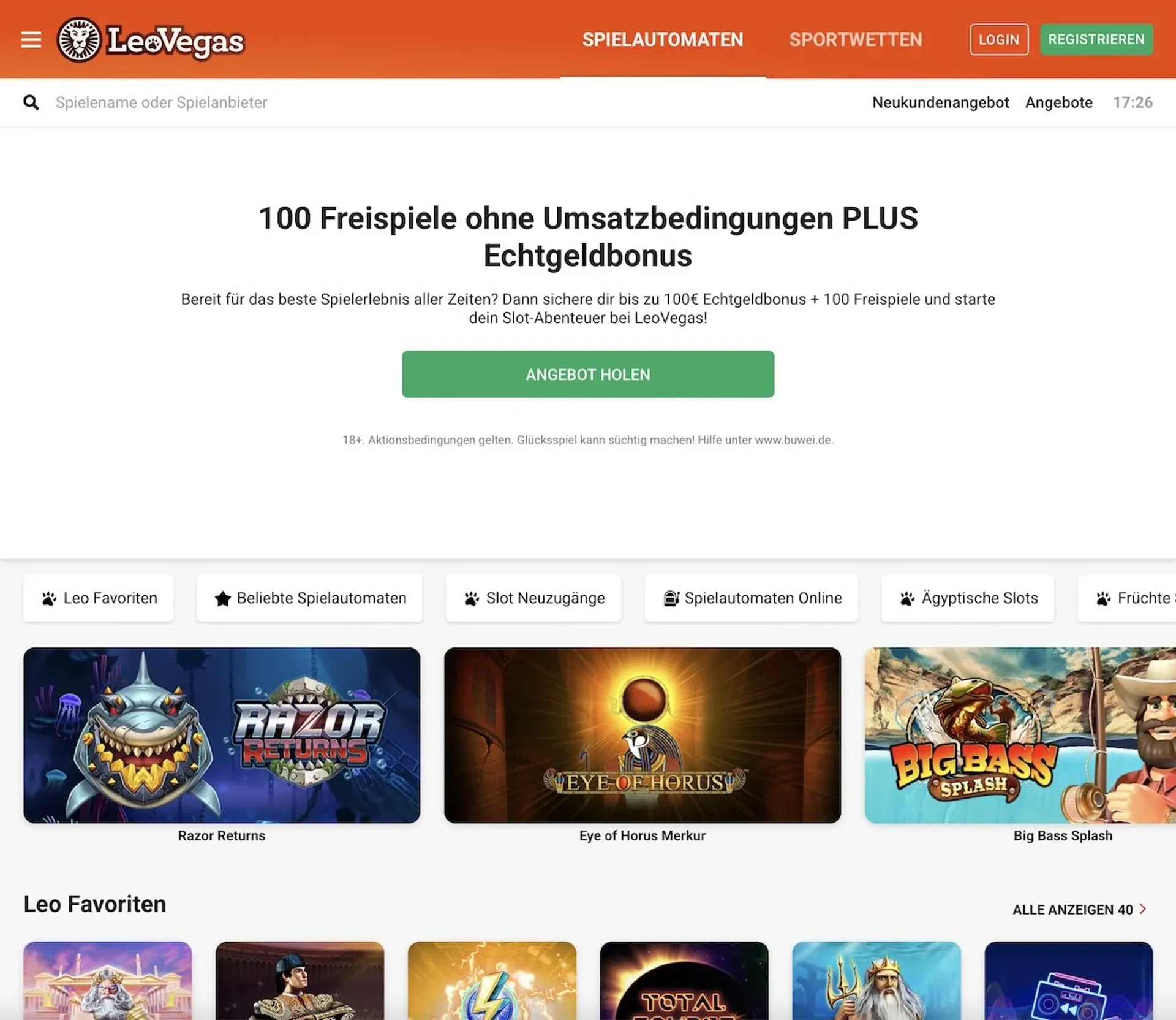 LeoVegas casino