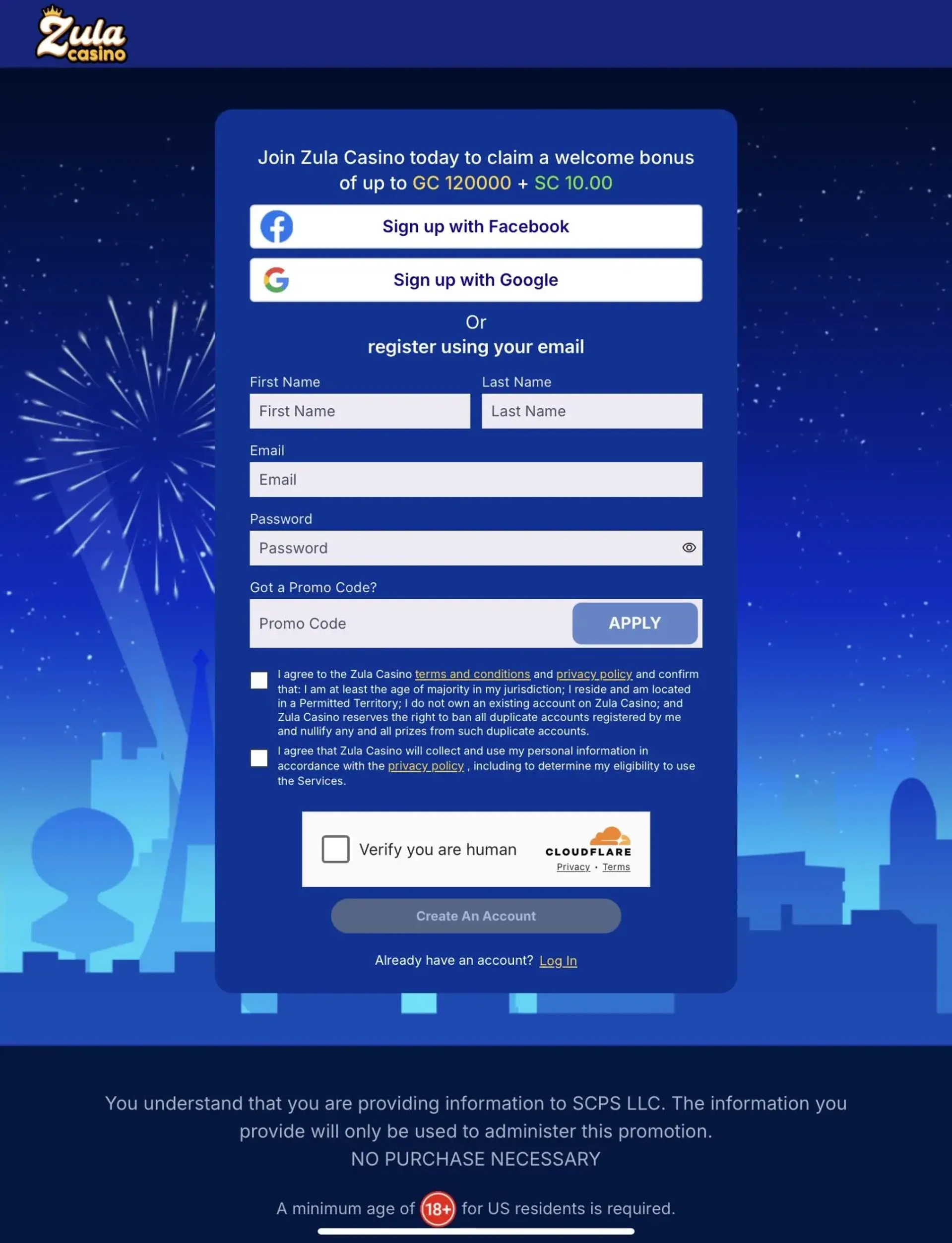 Zula Casino Sign Up