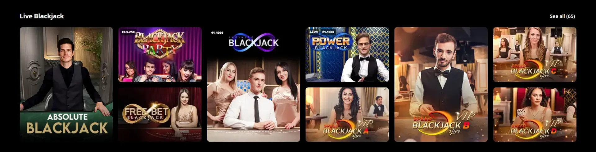 HeySpin casino live blackjack