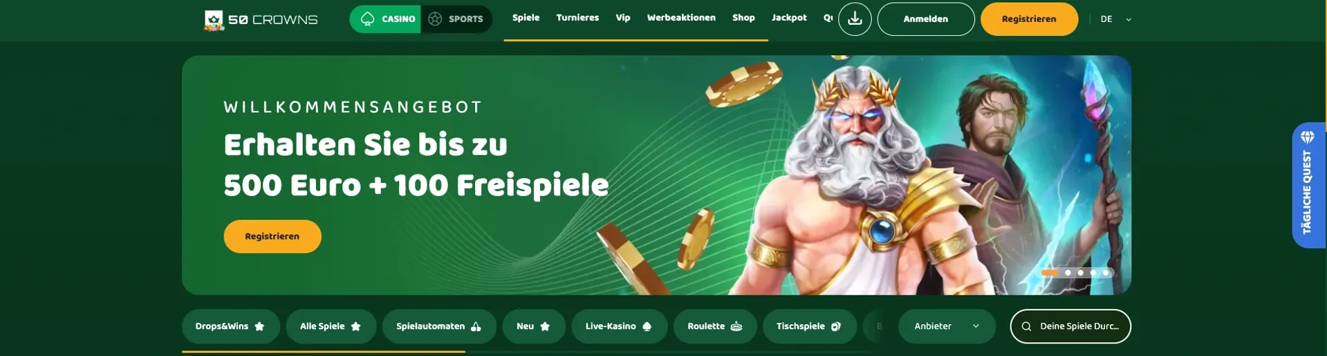 50 Crowns Casino Bonus