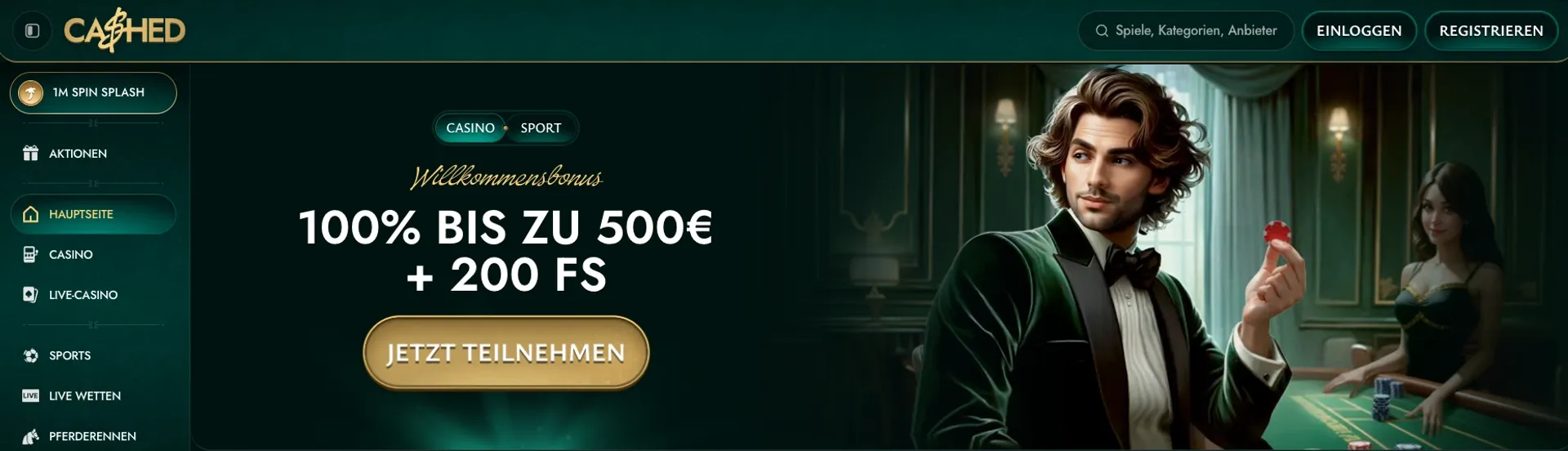 cashed Casino Bonus