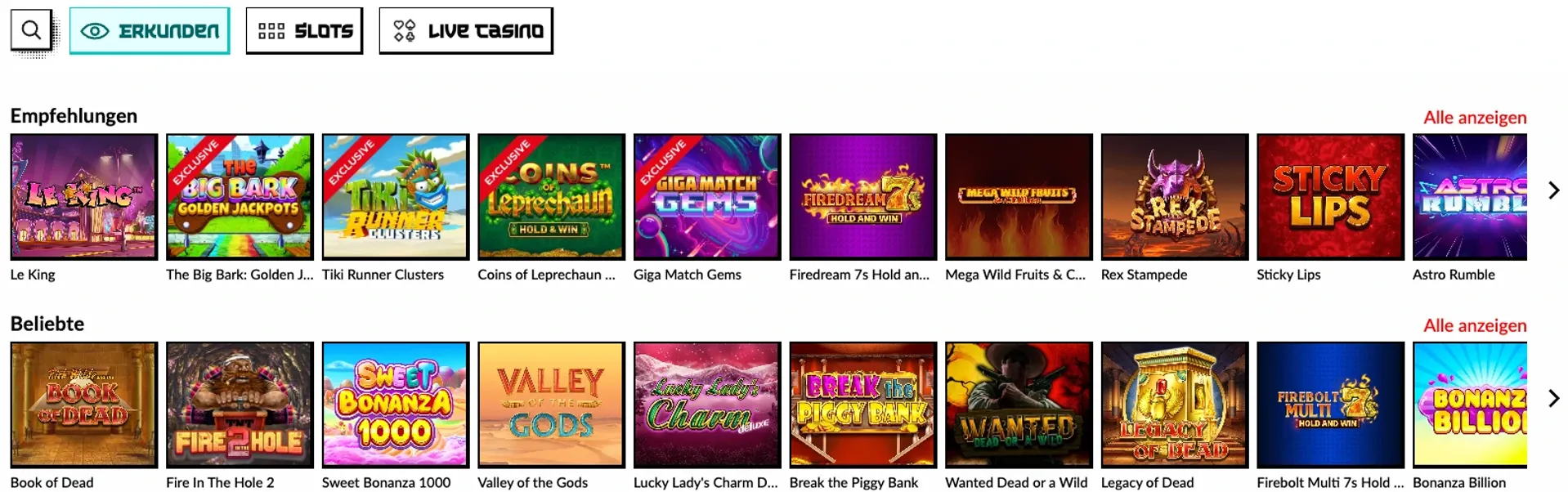 Manga Casino Slots