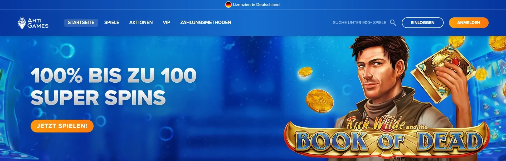 Ahti Games willkommensbonus