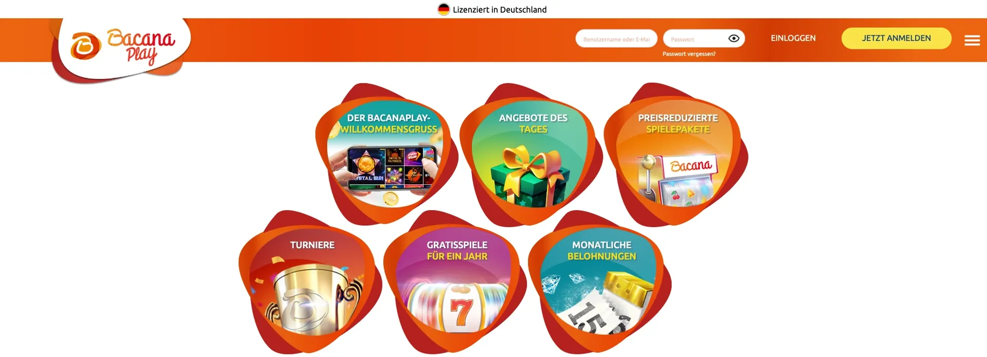 Bacanaplay Casino Aktionen