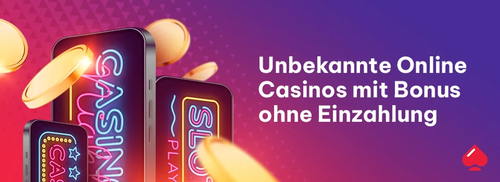 Unbekannte Casinos mit Bonus ohne Einzahlung