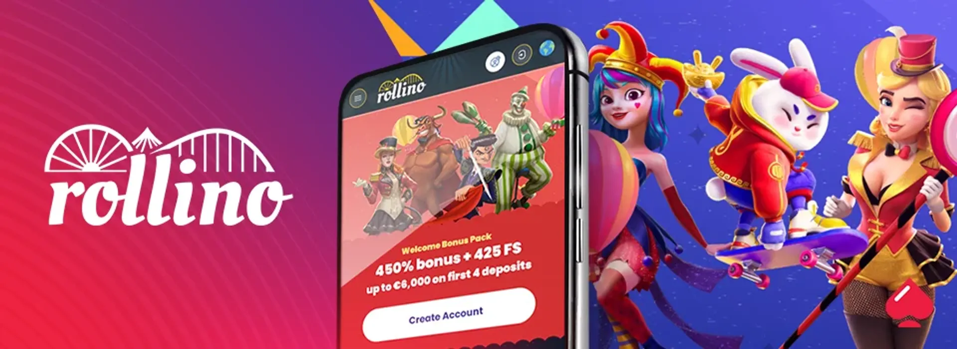 Rollino Casino Banner