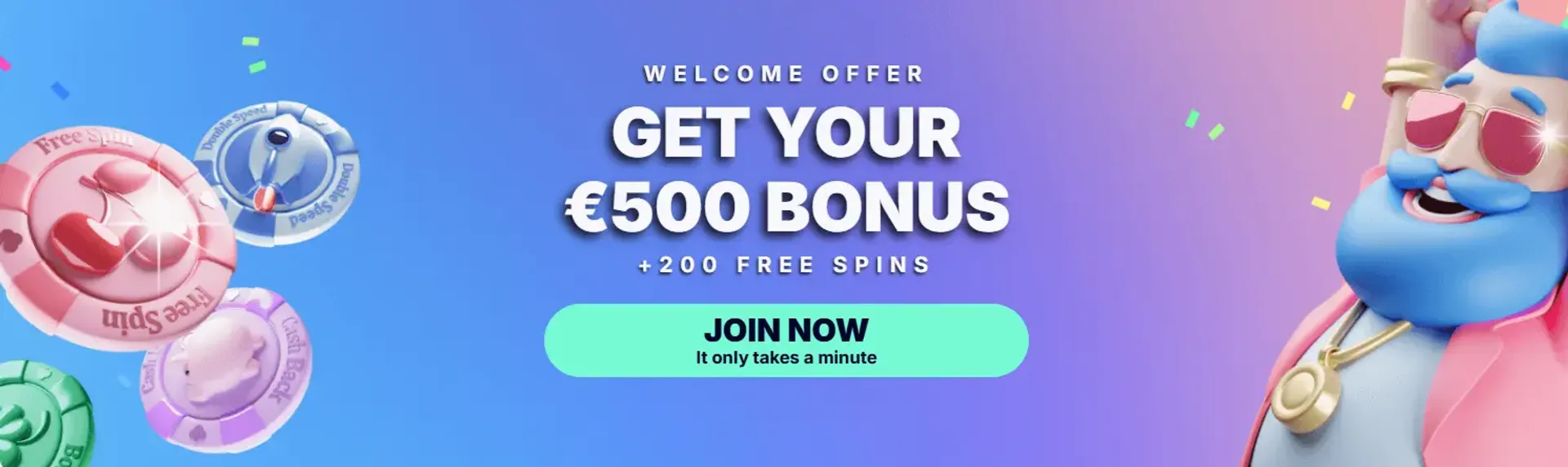 Sign up offer at Casino Friday