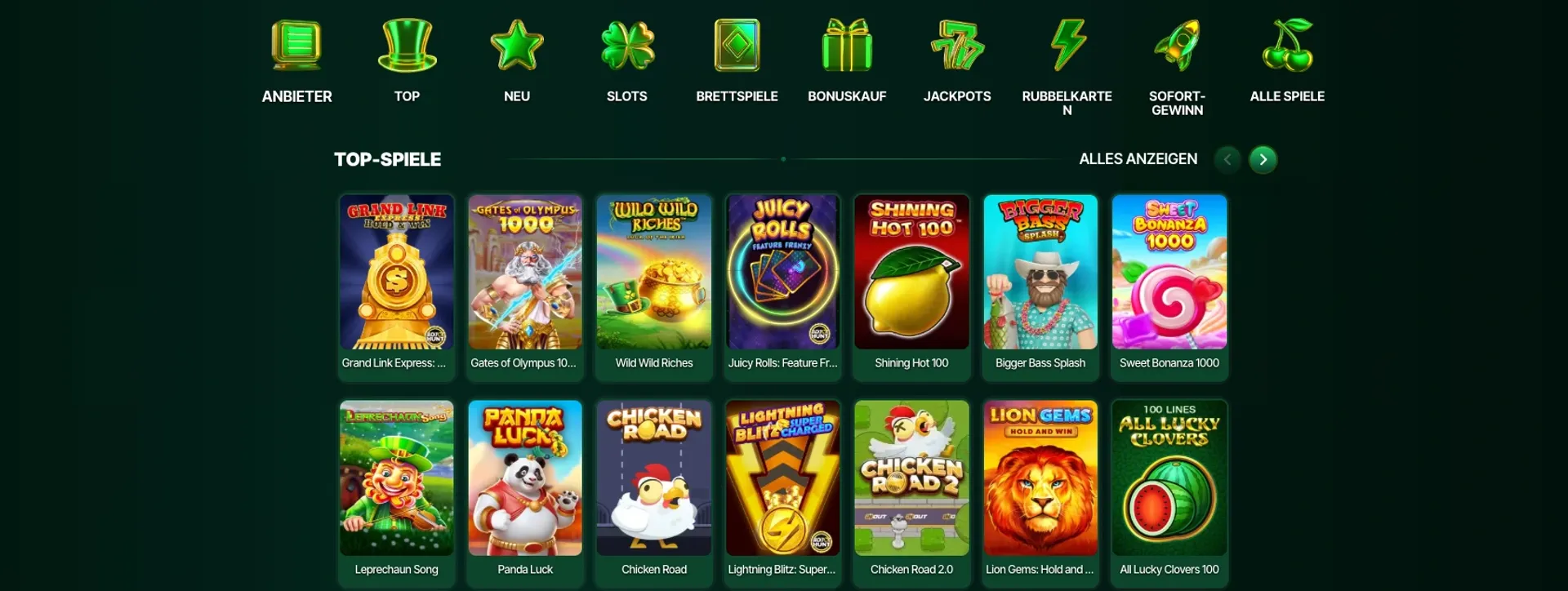 Myluck Casino Spiele