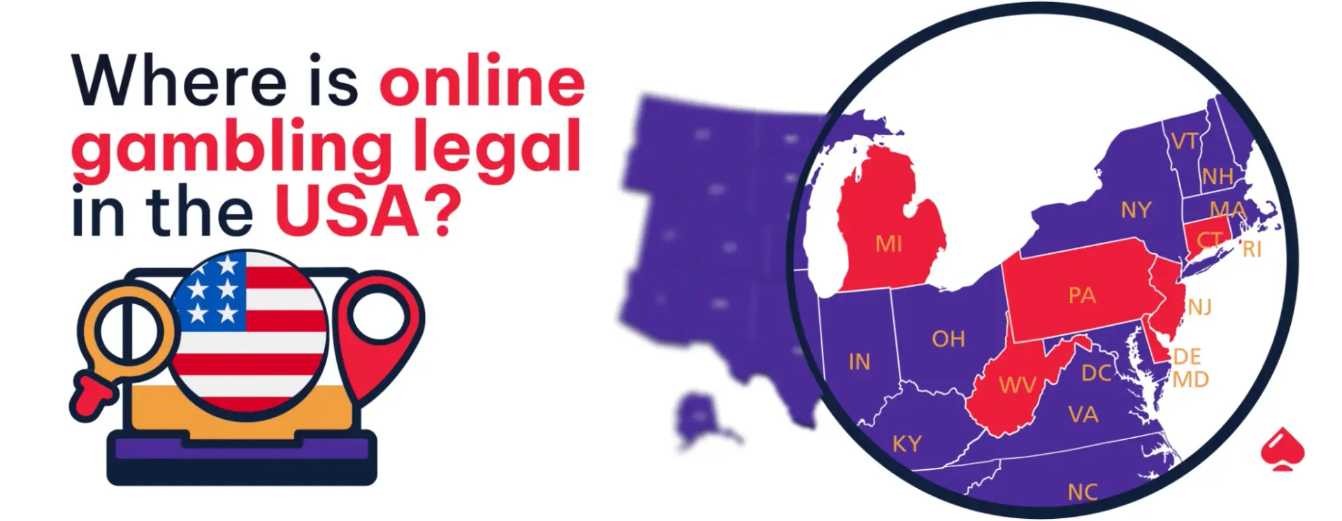 Where is online gambling legal in the USA