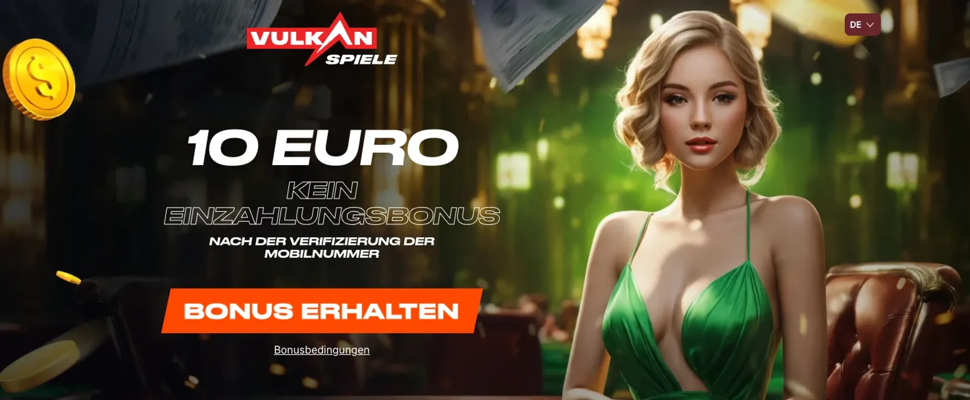 Vulkan Spiele 10€ ohne Einzahlung