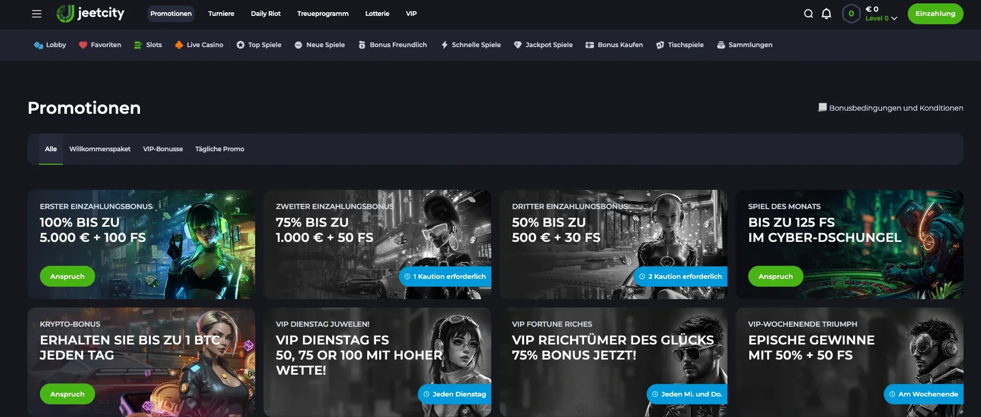 Jeetcity Casino Bonusangebot