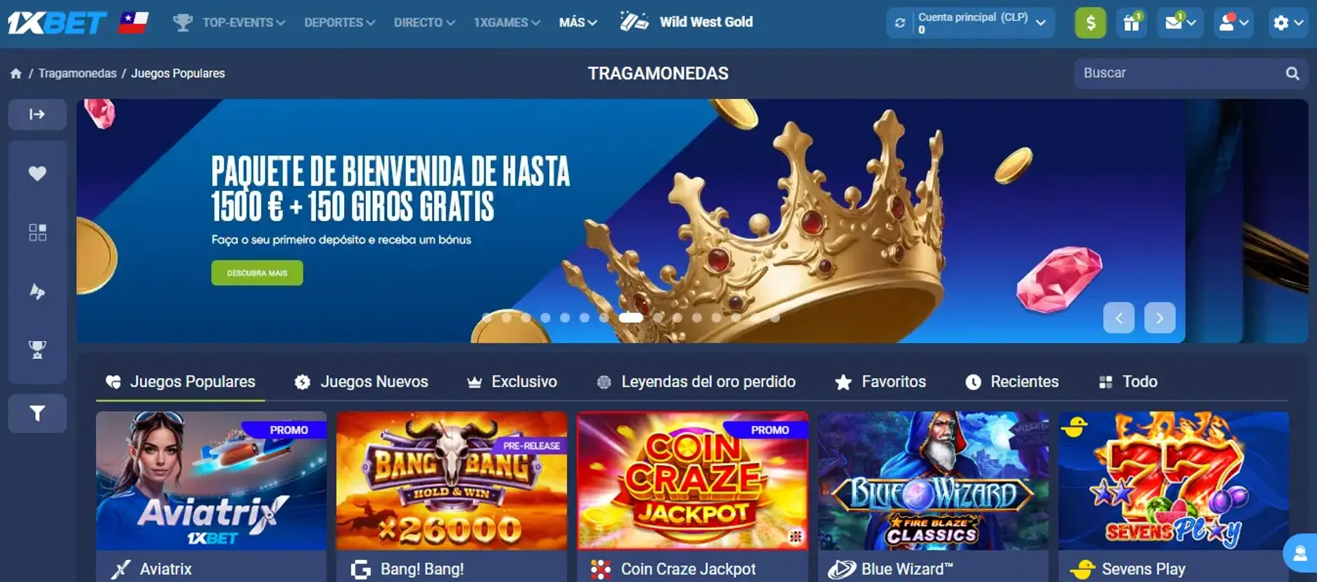 1xbet ofrece un bono de bienvenida de casino en LATAM